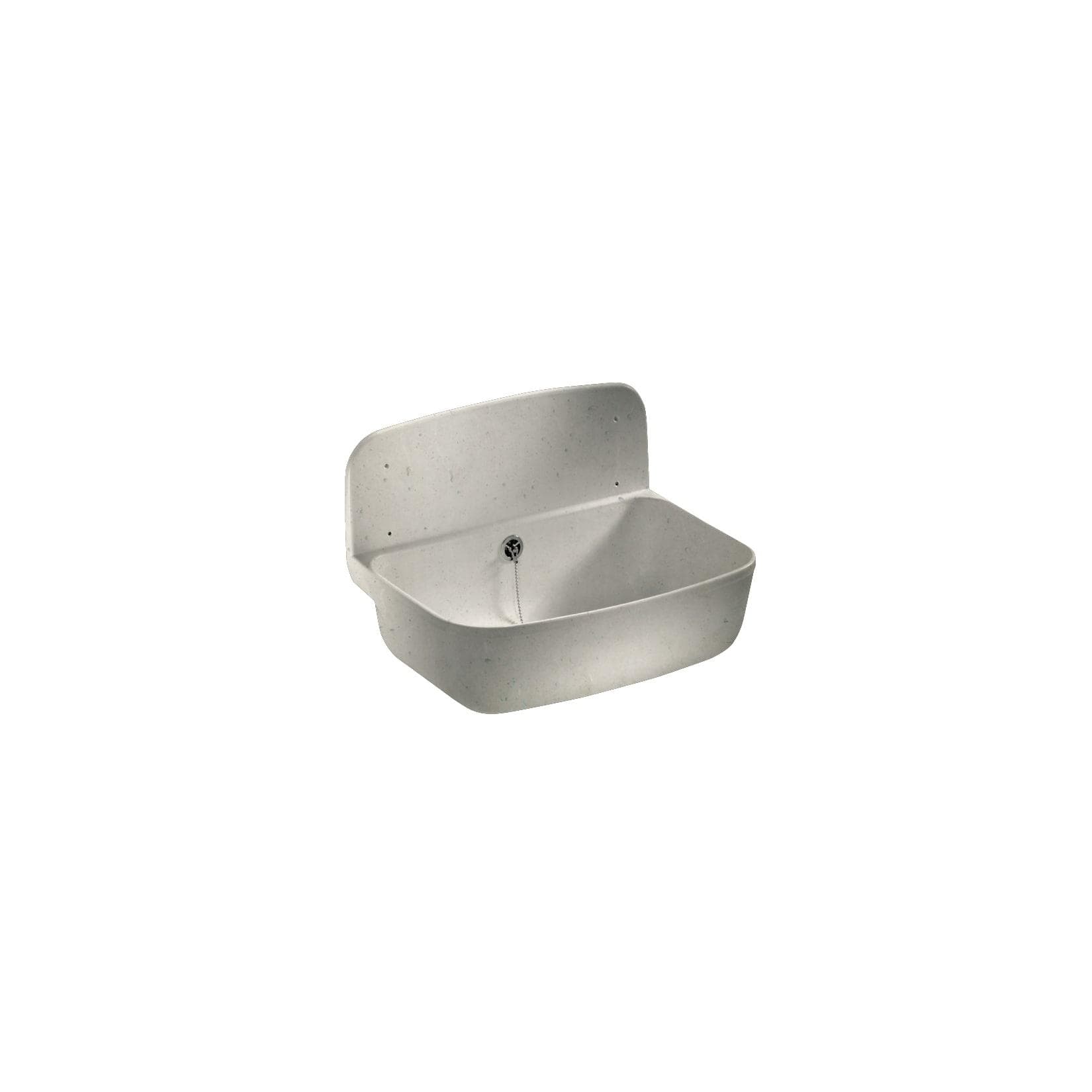 Sanit Wandausgussbecken Kunststoff 13,5 l Überlauf