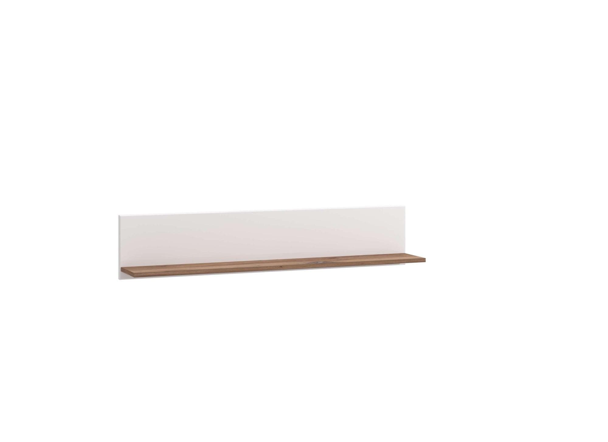Wandboard INOSIGN Burgundy Schwebendes Regal Opaque Weiß-Flagstaff Eiche