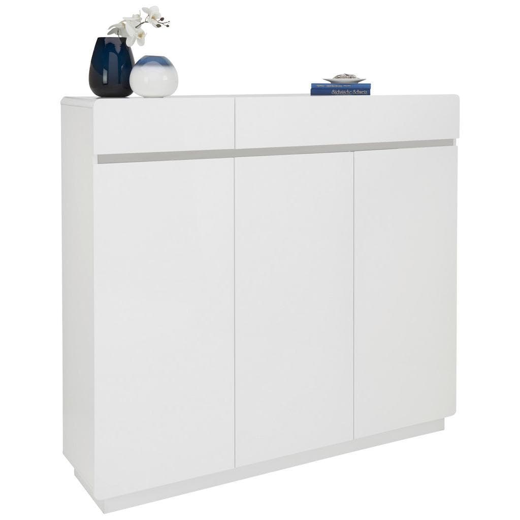 Xora Schuhschrank Weiß 10 Fächer 2 Schubladen