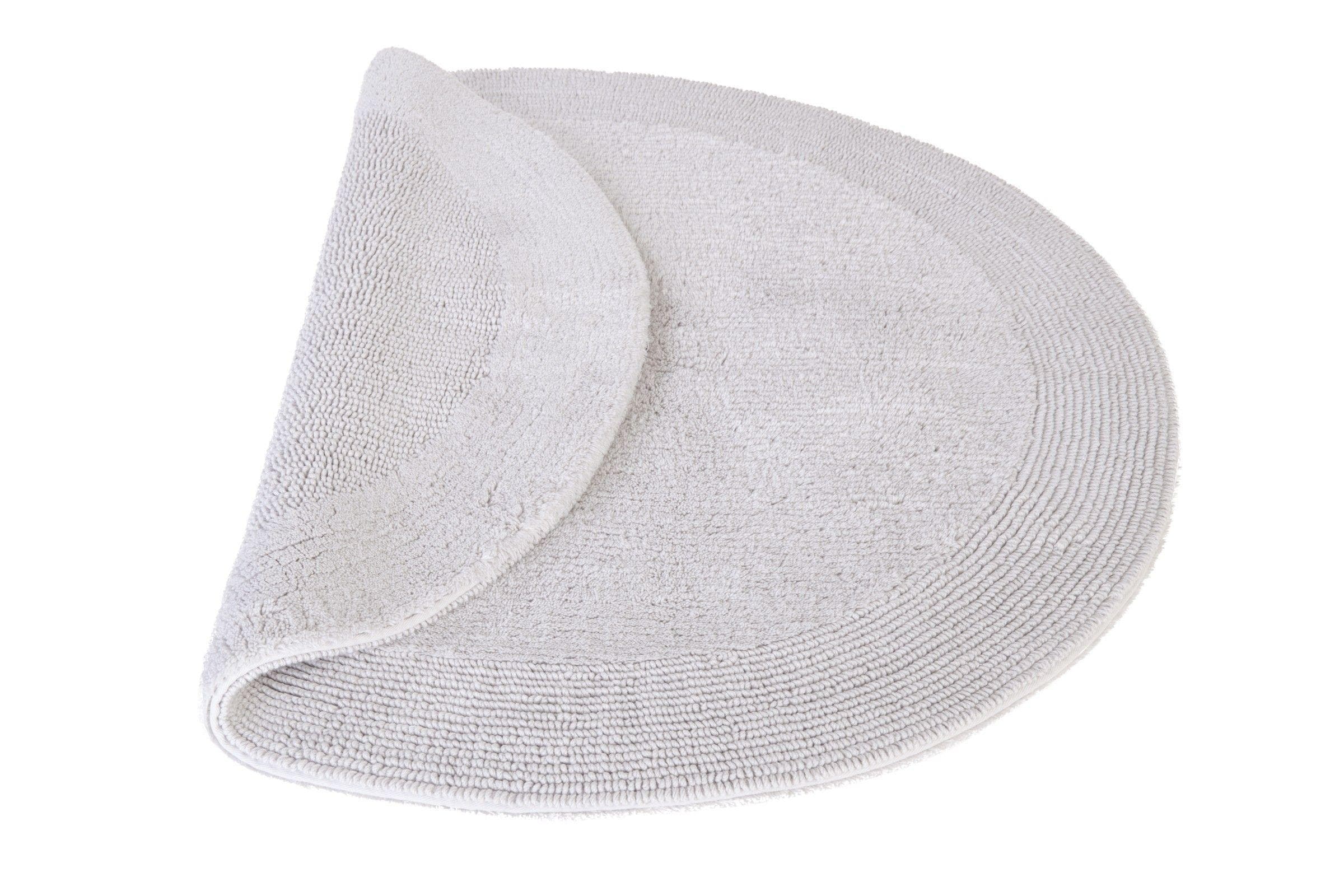 Badematte RHOMTUFT EXQUISIT Perlgrau Baumwolle