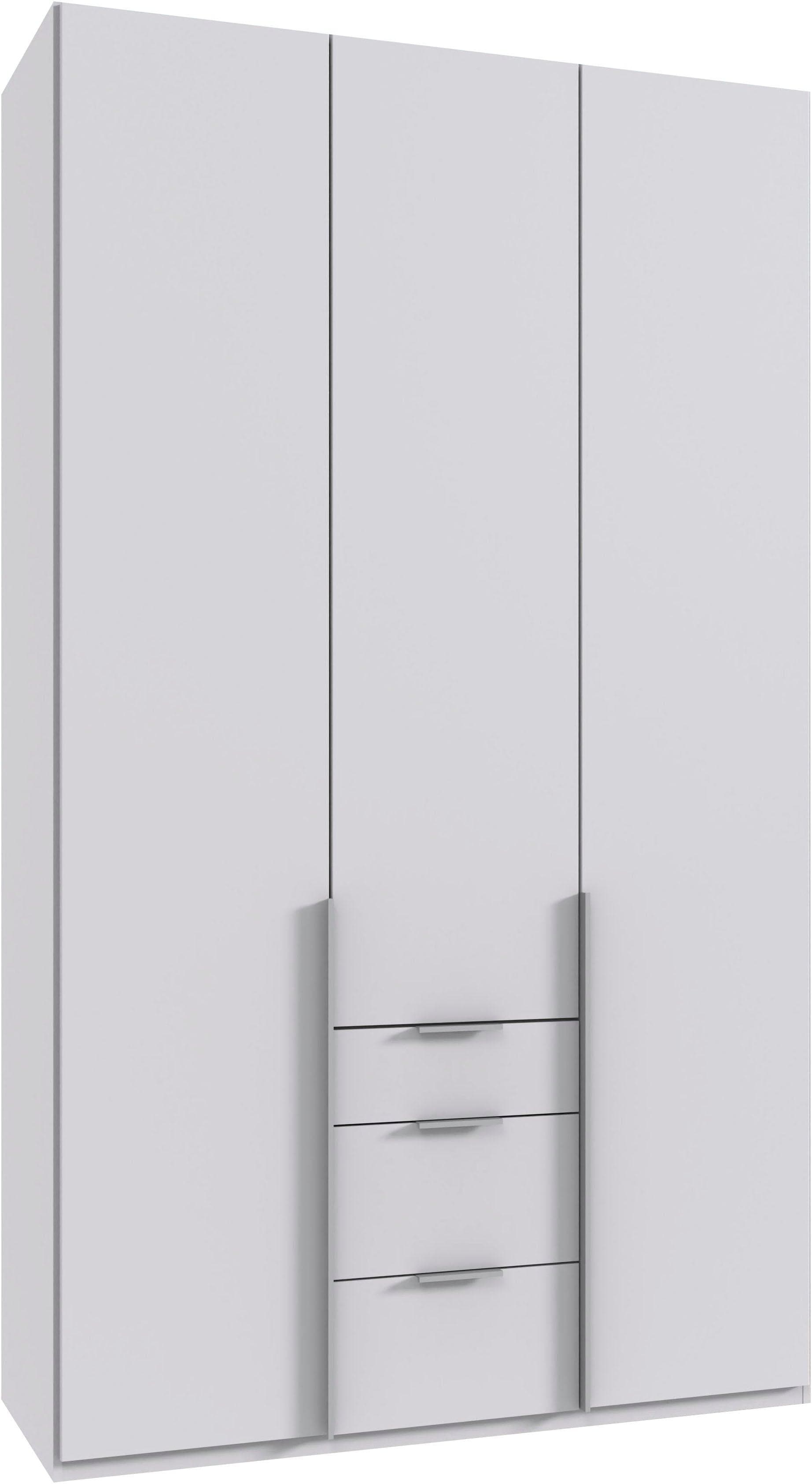 Wimex Drehtürenschrank: Moderner Kleiderschrank mit viel Stauraum und Aluminiumgriffen