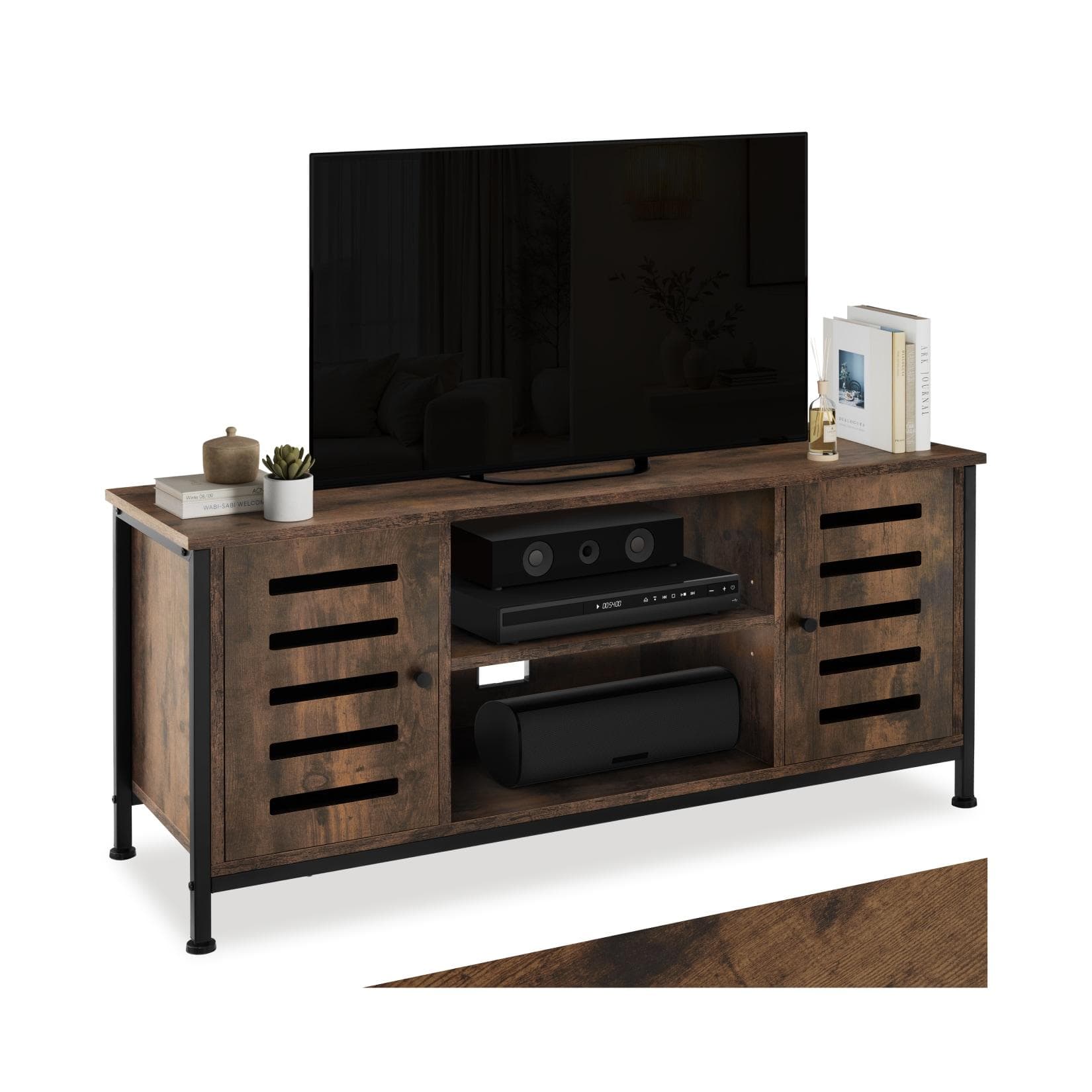 tectake Lowboard TV-Board Industrial Style
