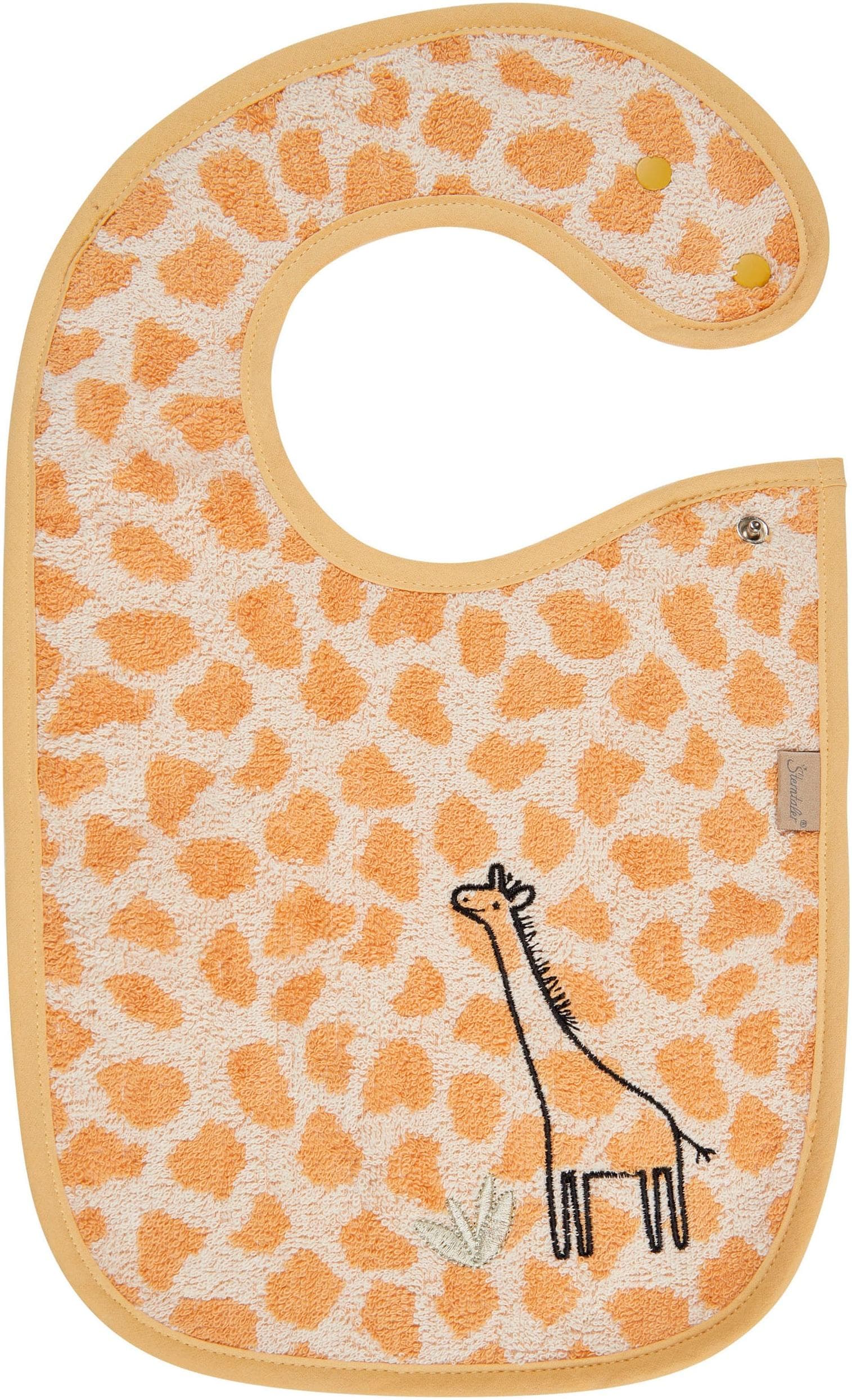 Sterntaler Lätzchen Giraffe Kaya beige Baumwolle