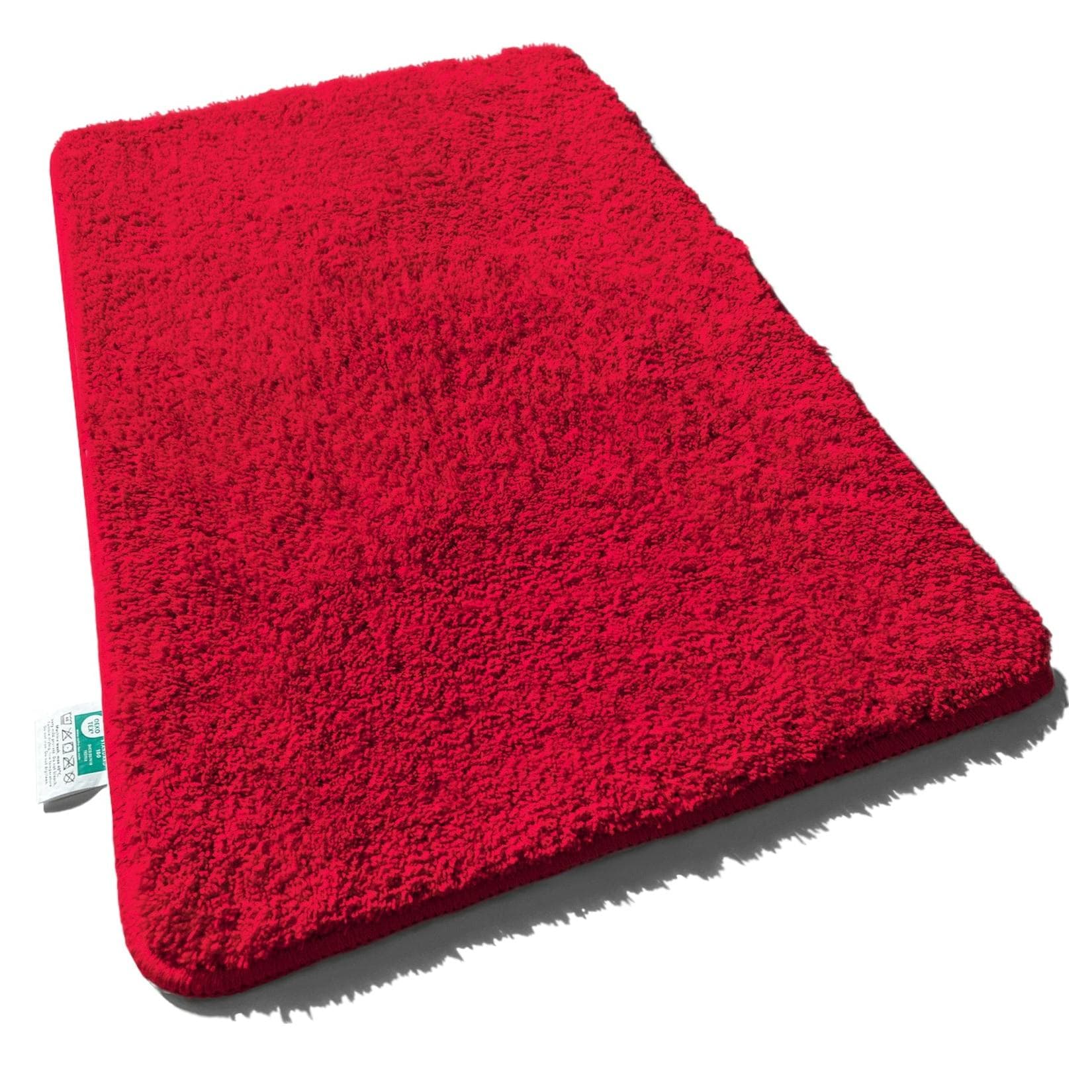 Casa Pura Badematte Sky Uni Berry Red Mikrofaser