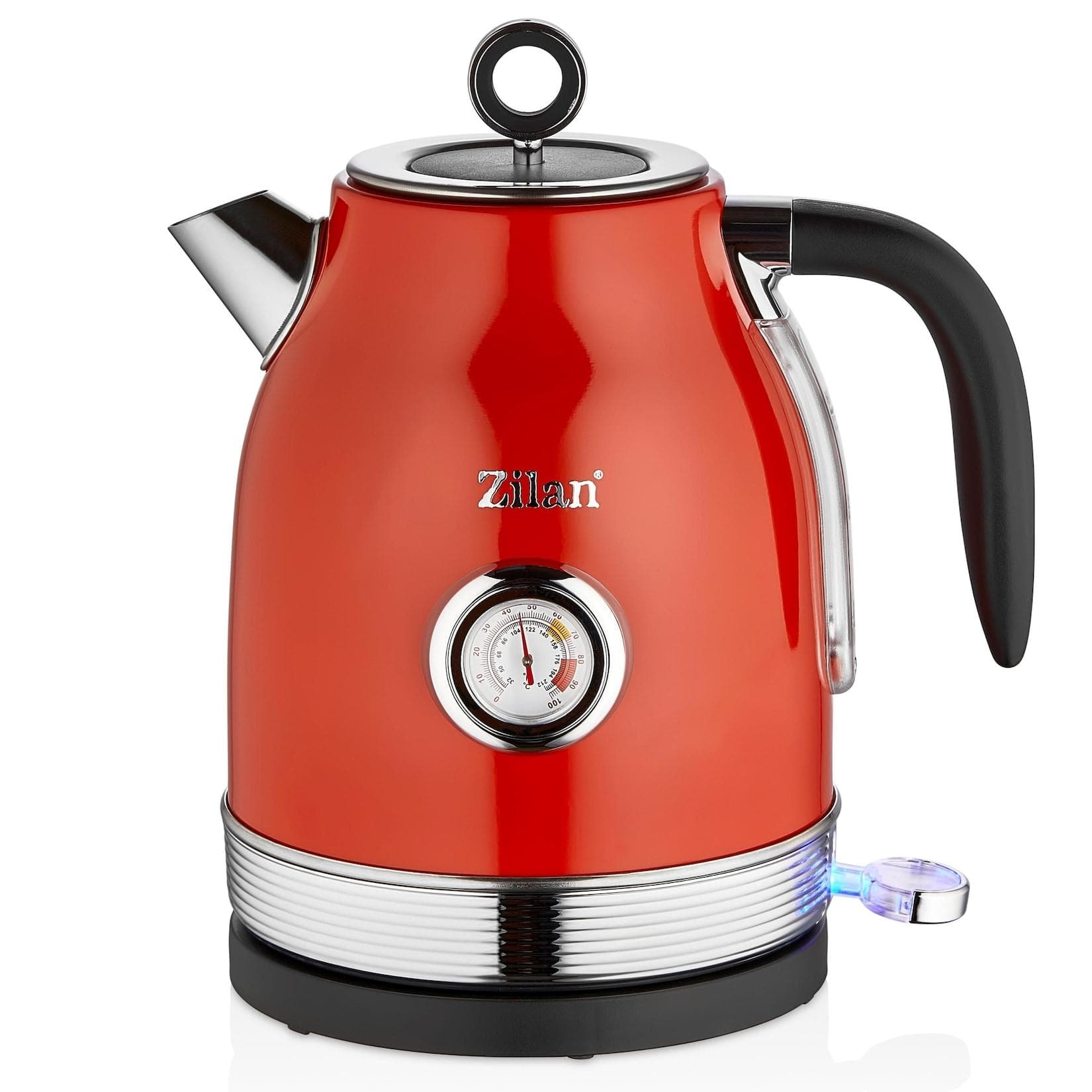 Zilan Retro Wasserkocher 1.7L Edelstahl 2000W