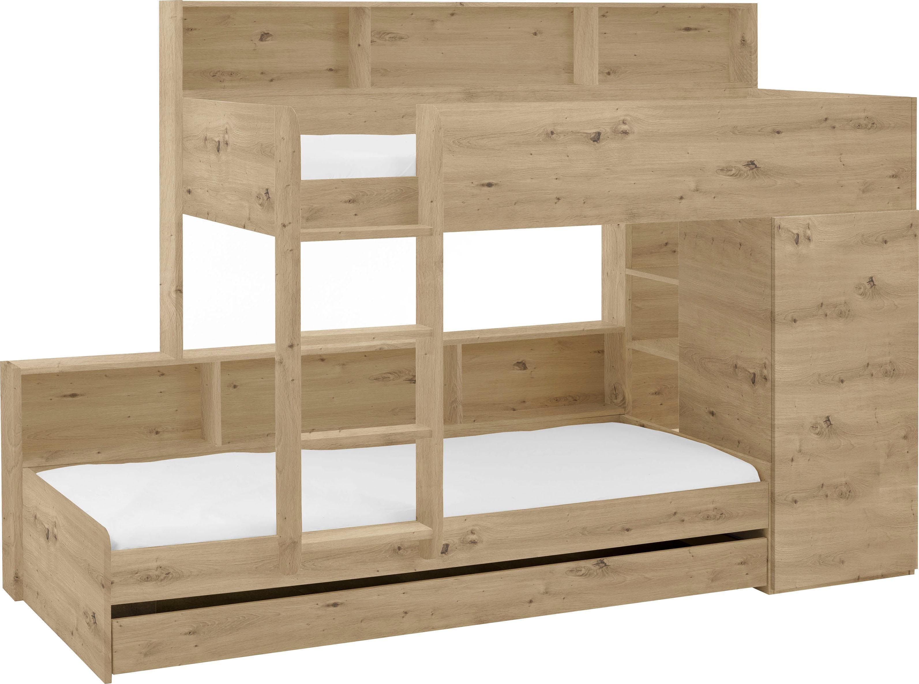 Etagenbett RELITA Sina Braun Eiche Artisan