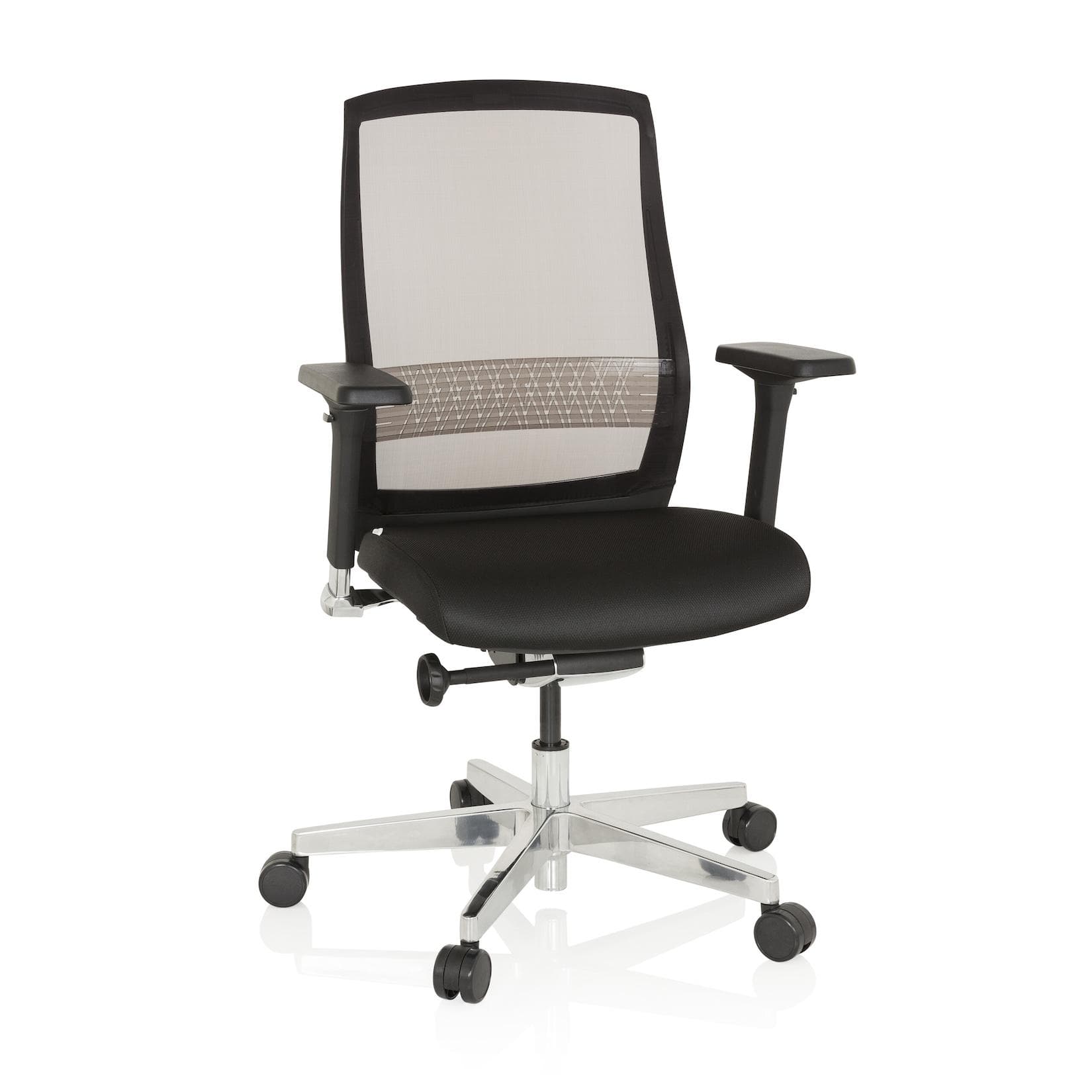 hjh OFFICE Bürostuhl FOUNTAINE Stoff/Netzstoff mit Armlehnen
