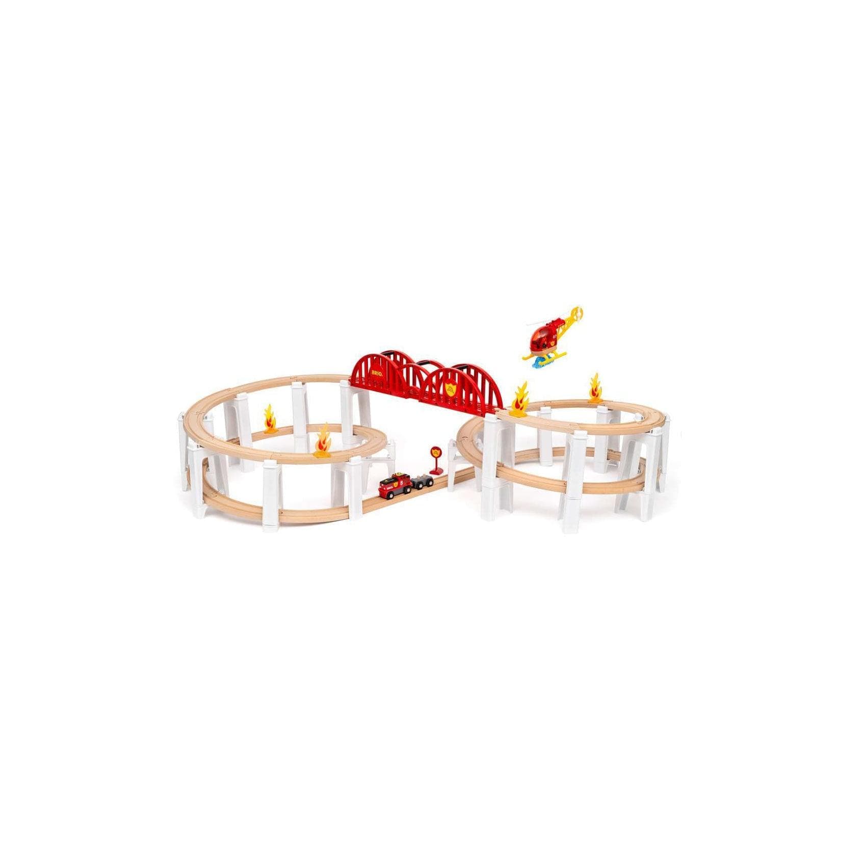 BRIO Spiel Großes Spiralenset - 73-tlg. Zugset für BRIO World