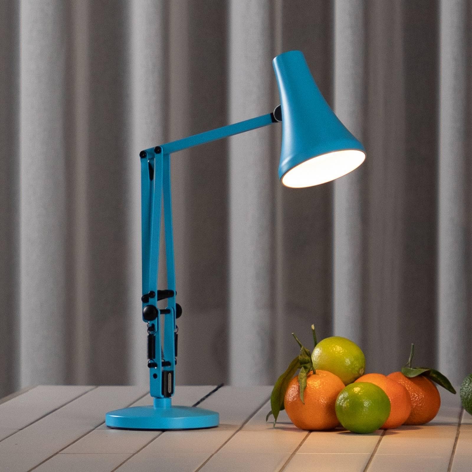Anglepoise LED-Tischlampe 90 MINI MINI VIVID Türkisblau USB