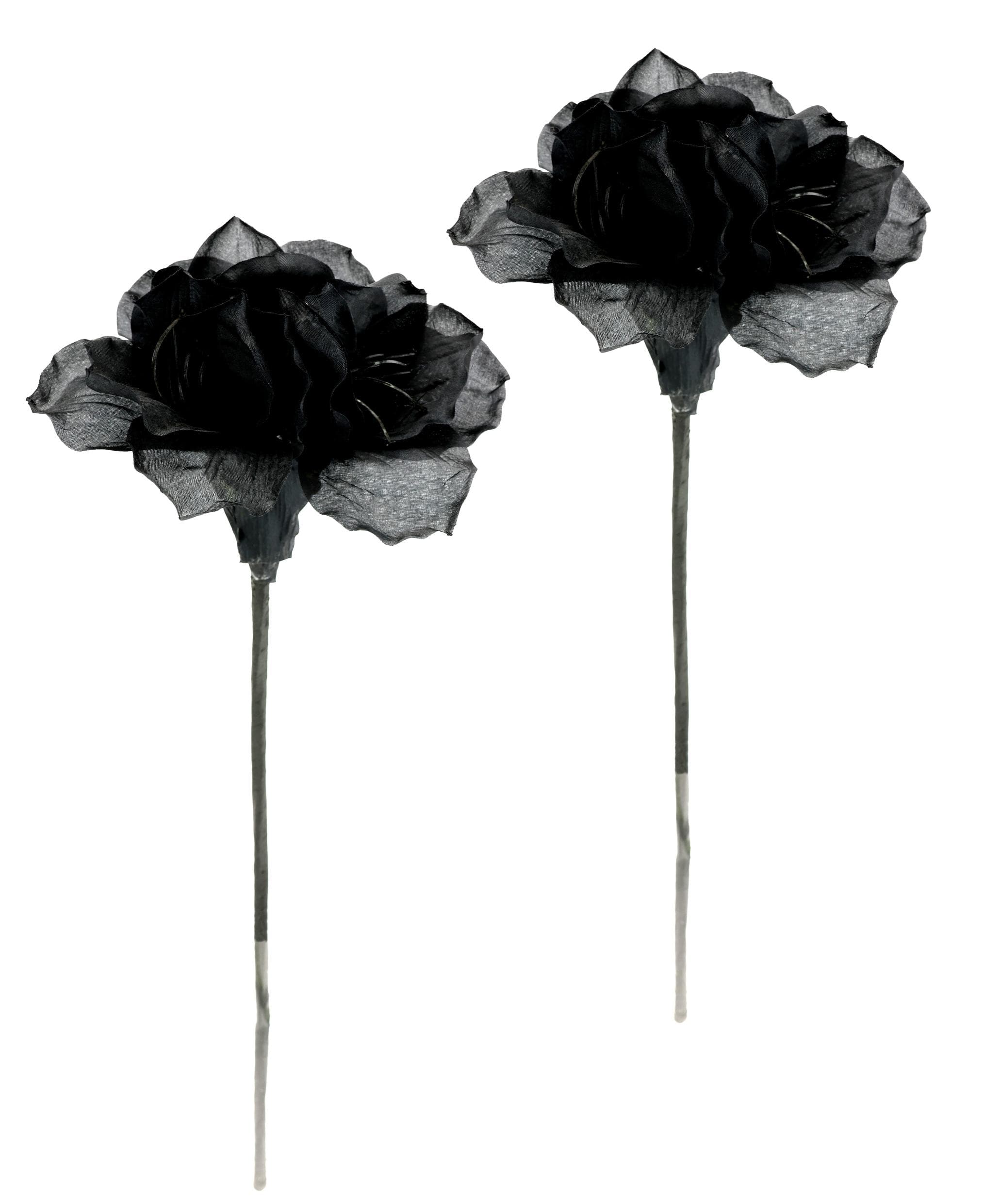 I.GE.A. Kunstblume Amaryllis 2er Set Schwarz Polyester