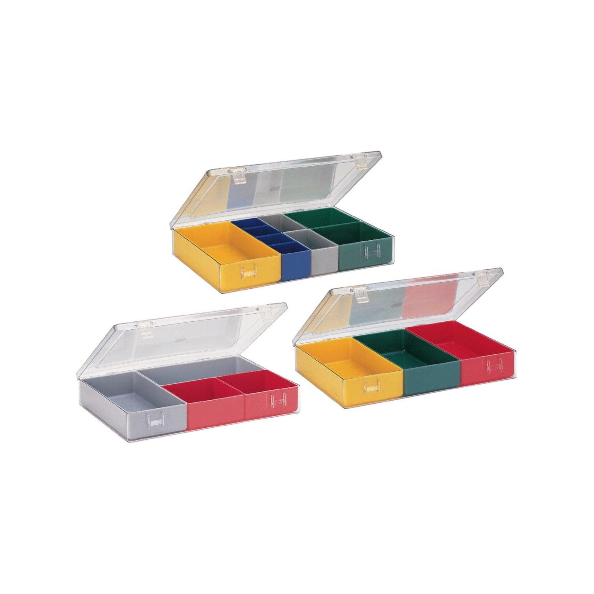 LA-KA-PE Sortimentkasten mit Deckel und 3 Einsatzkästen