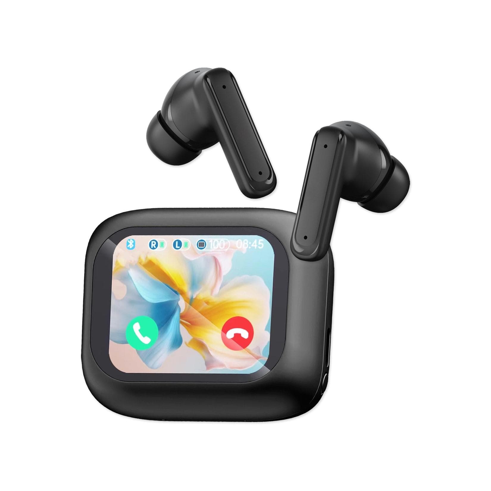 Fontastic TWS In-Ear Kopfhörer Schwarz mit Smart Case