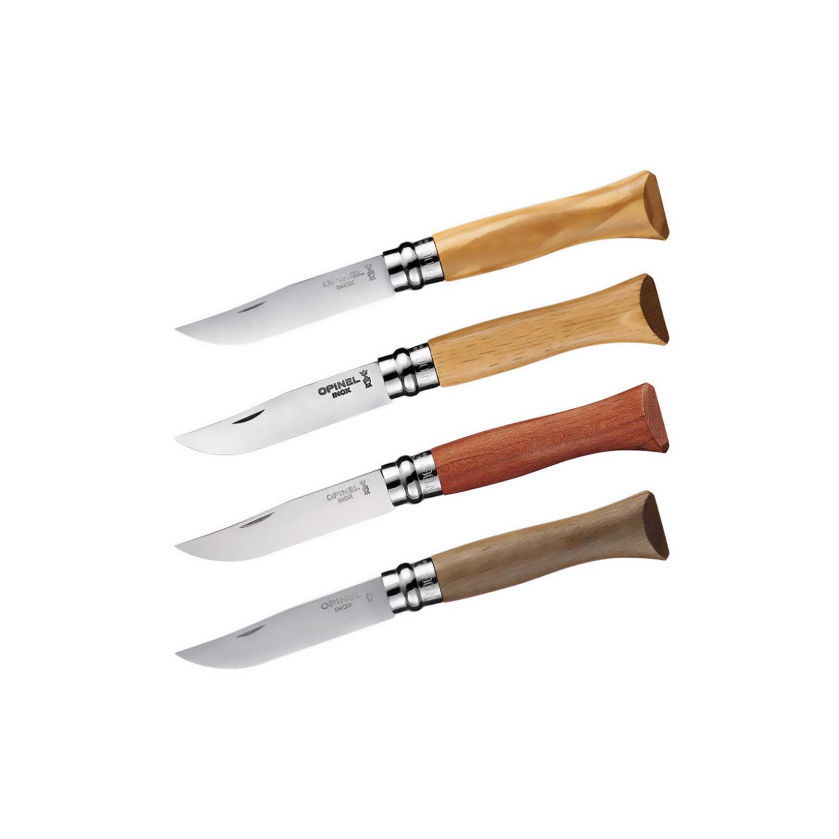 OPINEL Klappmesser No 6 Taschenmesser Messer Holz Farbe: olive