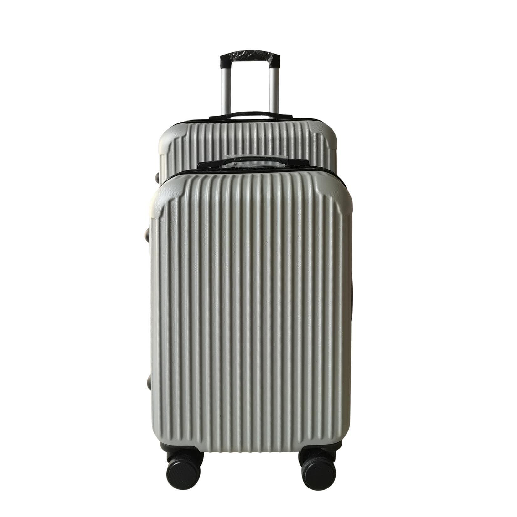 NTK Hartschalenkoffer 2er-Set Frenzi Silber