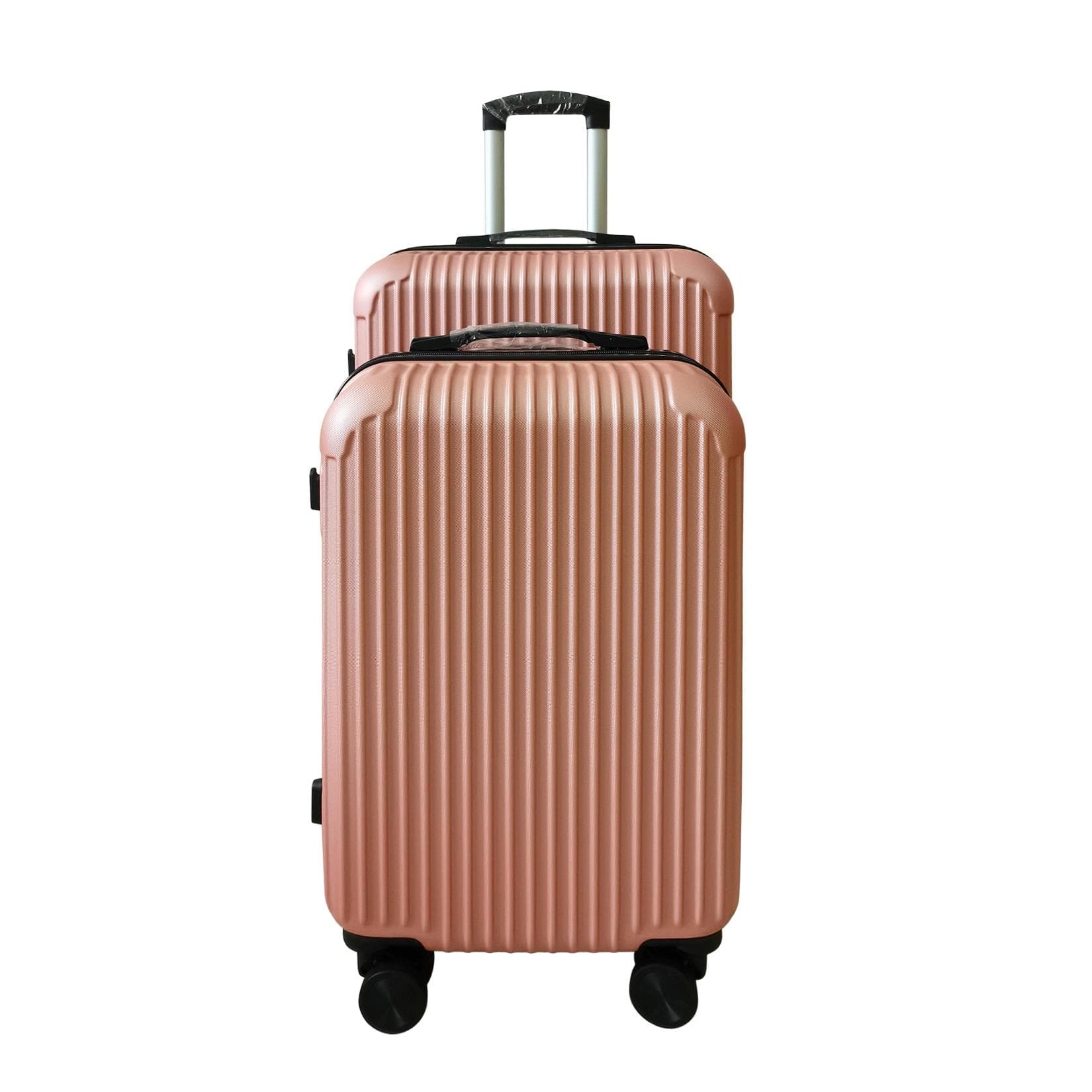 NTK-Collection Hartschalenkoffer 2er-Set Frenzi Rosegold ABS