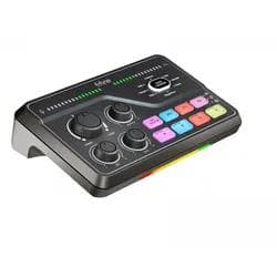 Fifine AmpliGame SC8 Audiomixer Schwarz 7.1-Surround-Sound