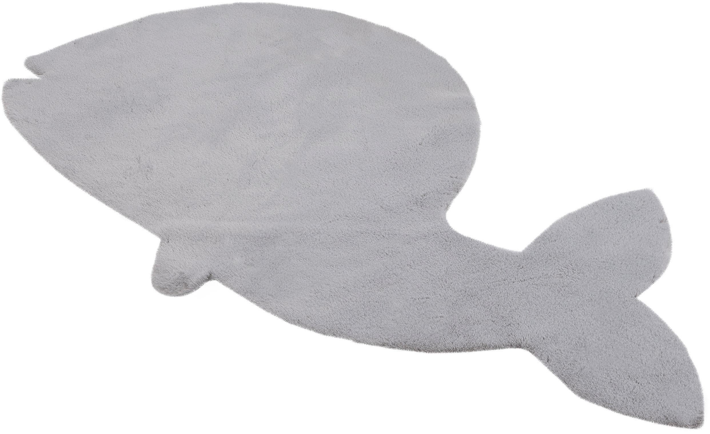 Kinderteppich OBSESSION My Luna 852 Silber Wal-Form
