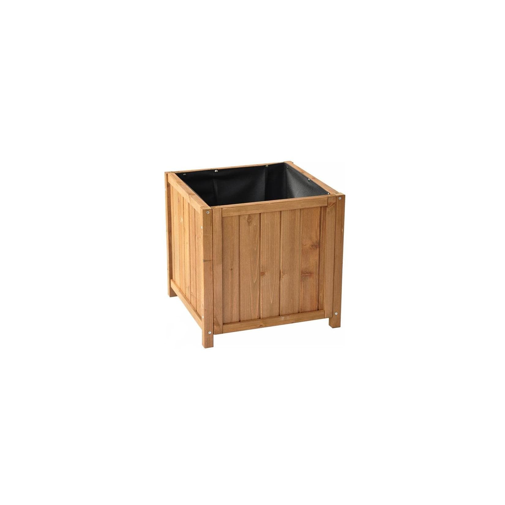 dazikemo Blumenkasten Dark Marrone Wood - Moderner Pflanzkasten für Garten und Balkon
