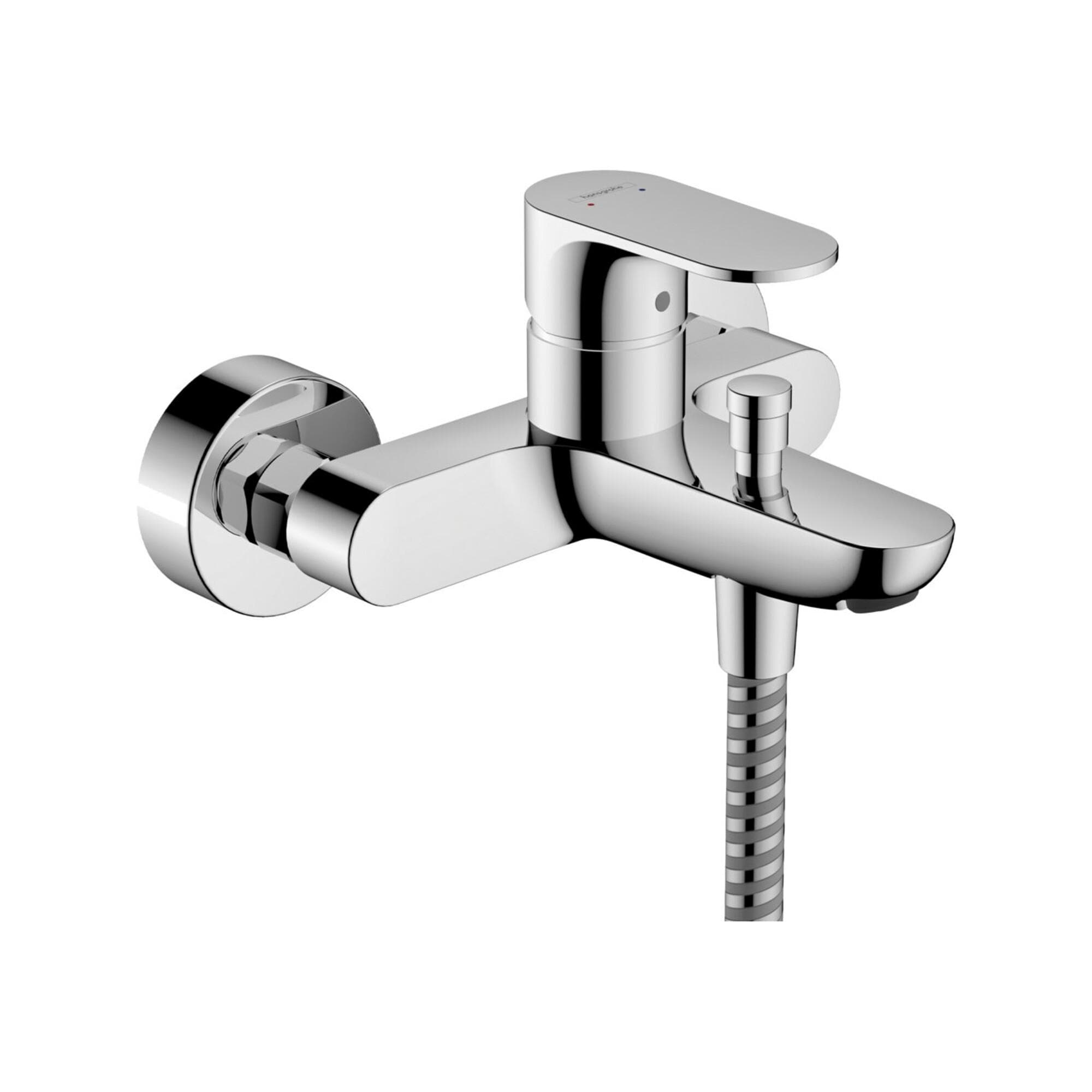 Hansgrohe Wannenarmatur S-Anschlüsse Keramikmischsystem