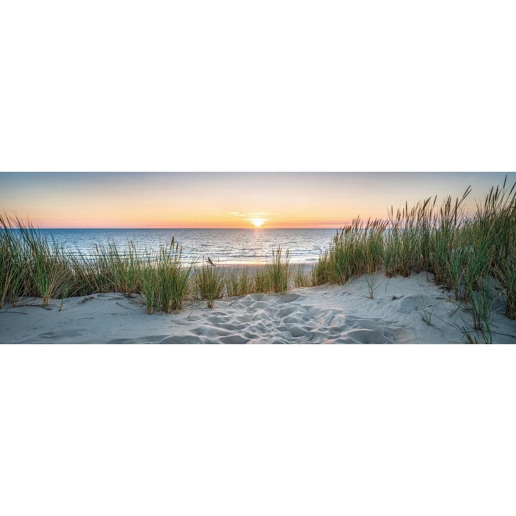 Euroart Leinwandbild Strand & Meer Mehrfarbig Keilrahmen