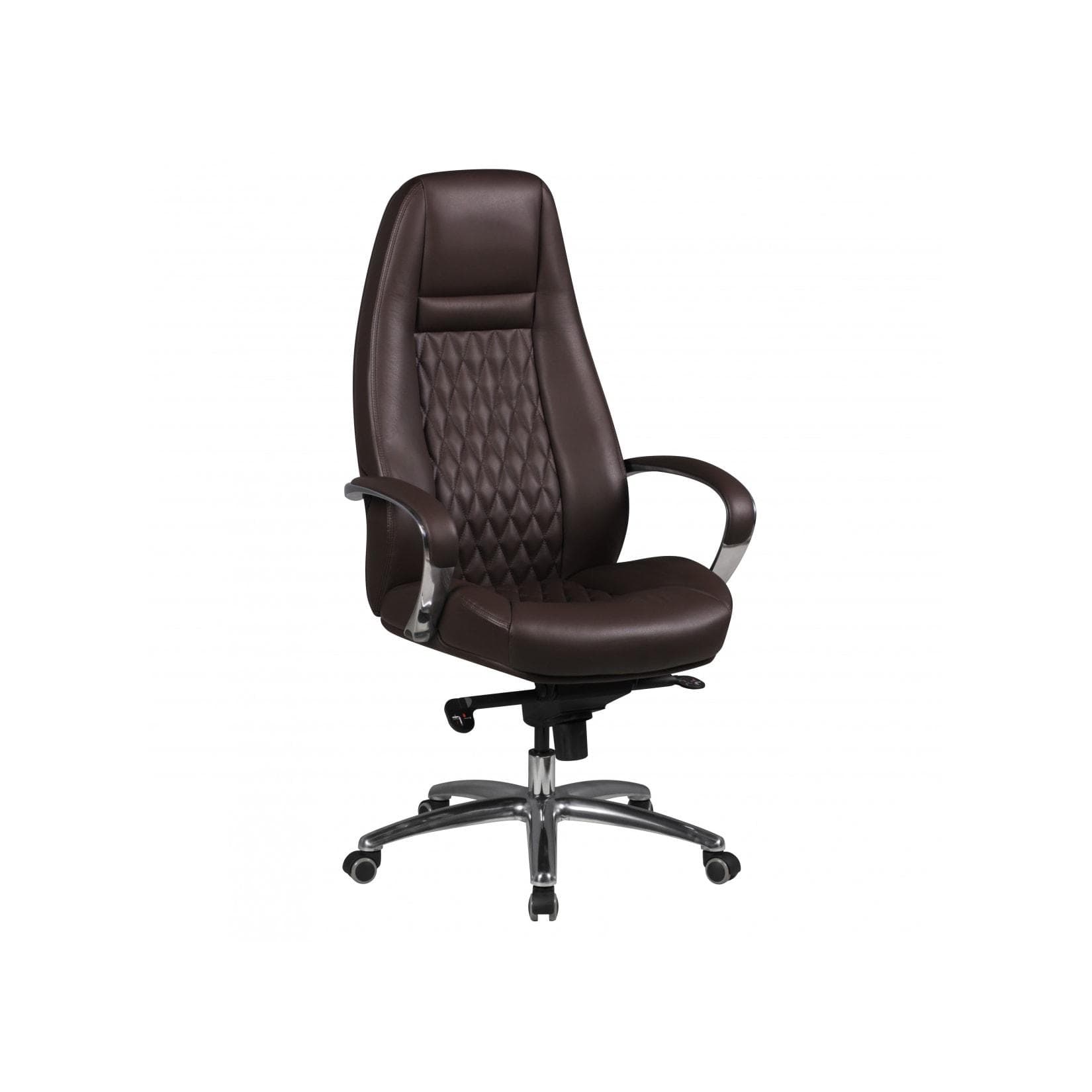 KADIMA DESIGN Chefsessel MADRID Echtleder Ergonomisch Aluminium