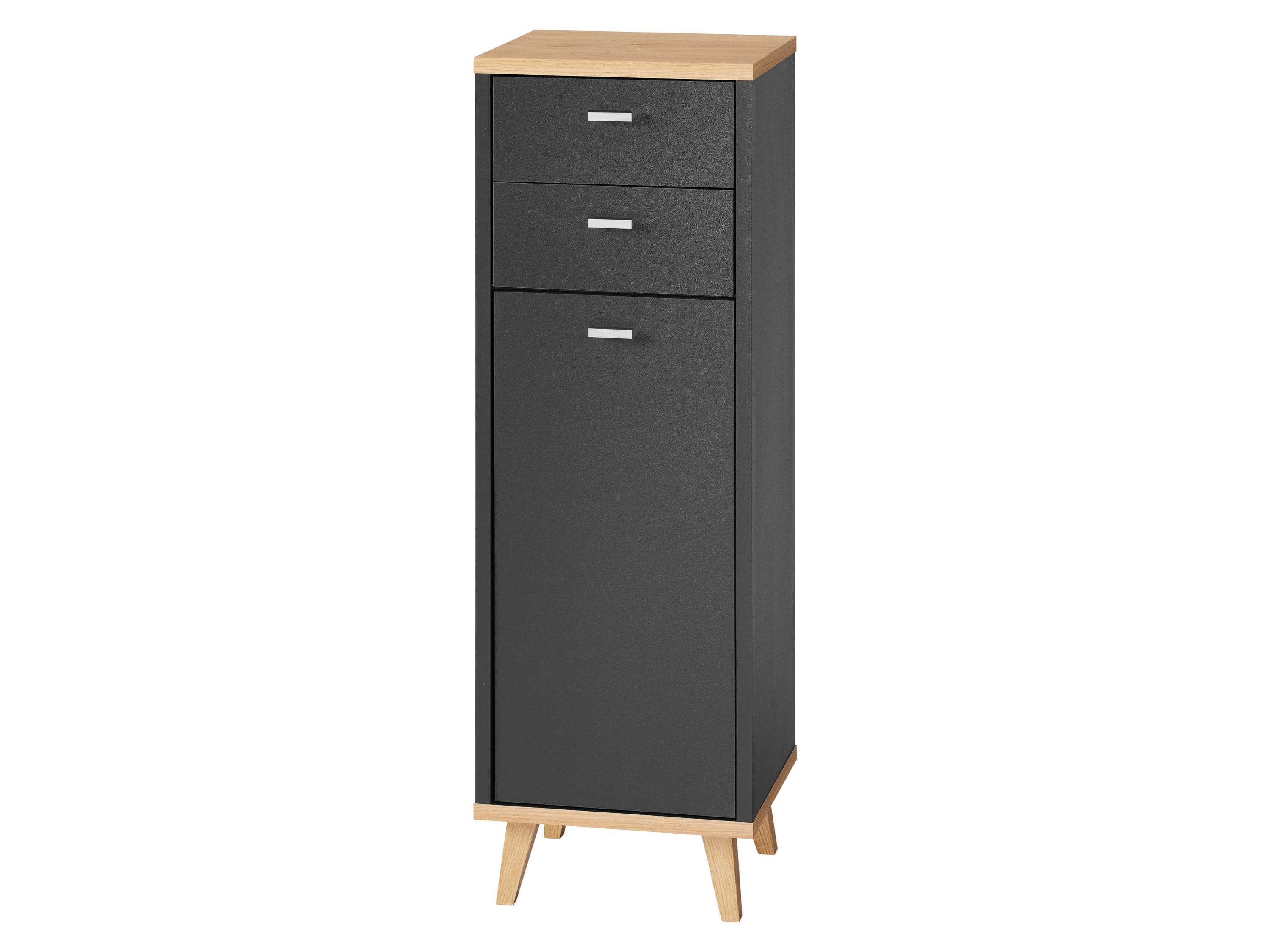 LIVARNO® Bad-Seitenschrank »Corfu« Anthrazit