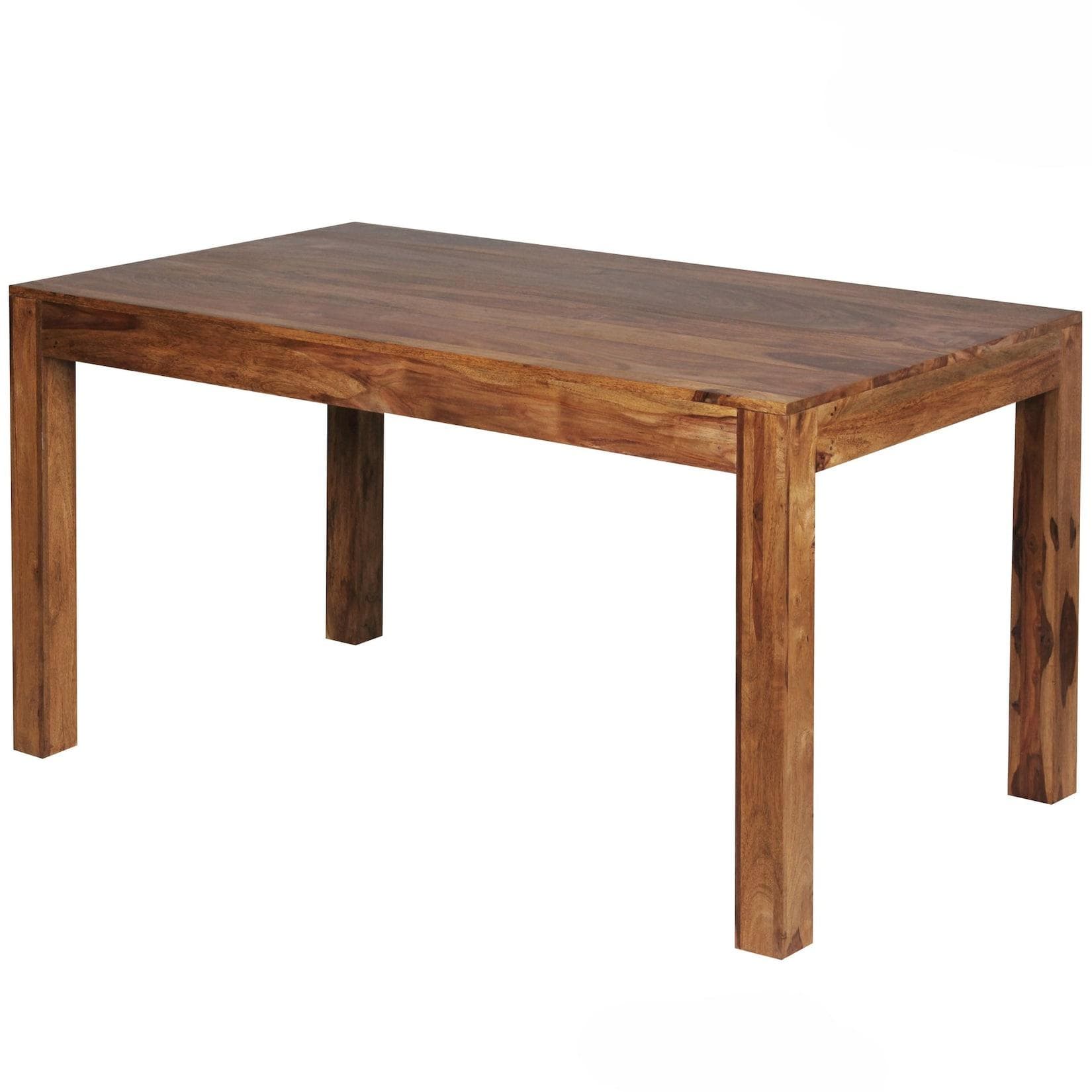 KADIMA DESIGN Massiver Sheesham Esstisch 140x80 cm Modernes Design