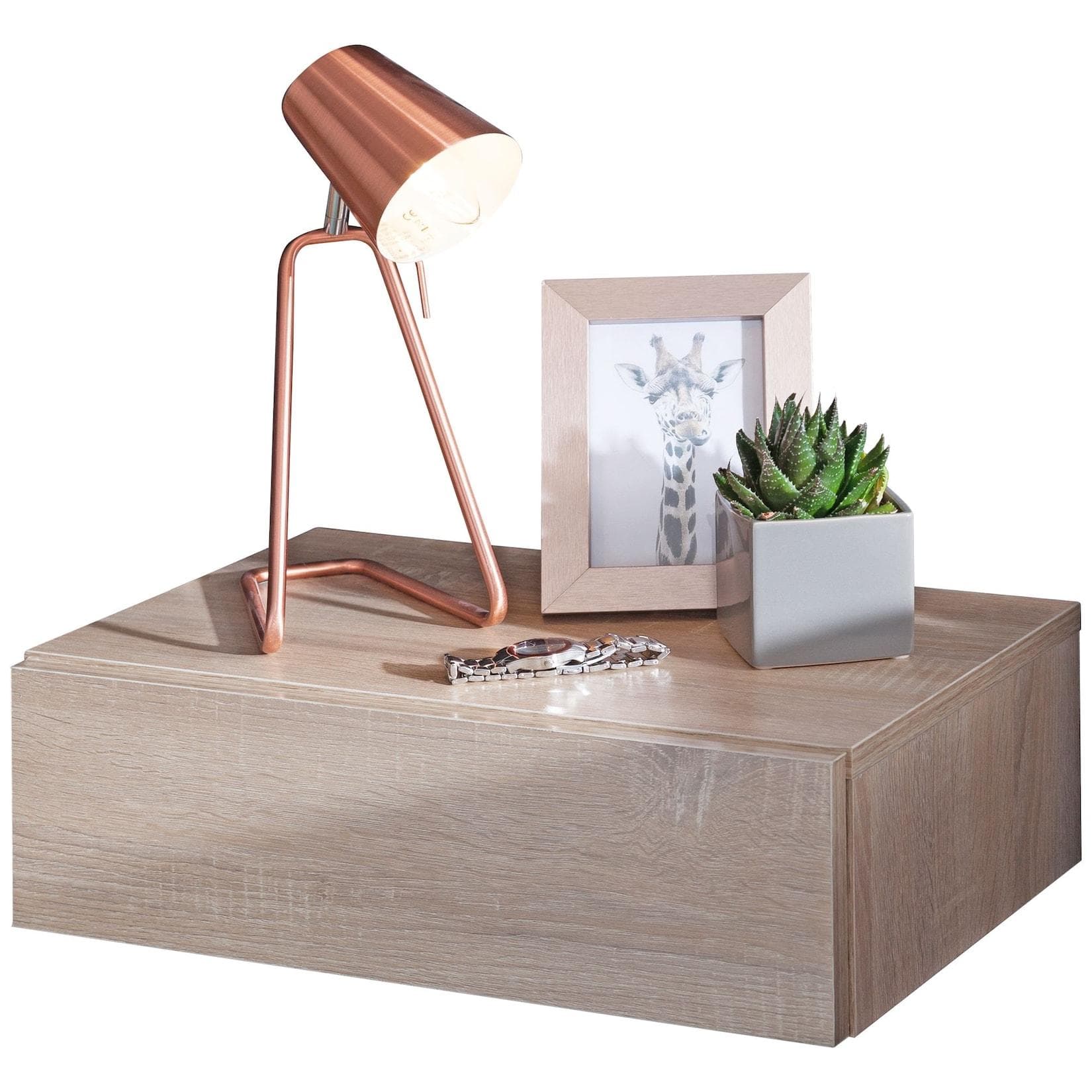 KADIMA DESIGN Nachtkonsole MOLISE Schlicht Folierte Spanplatte