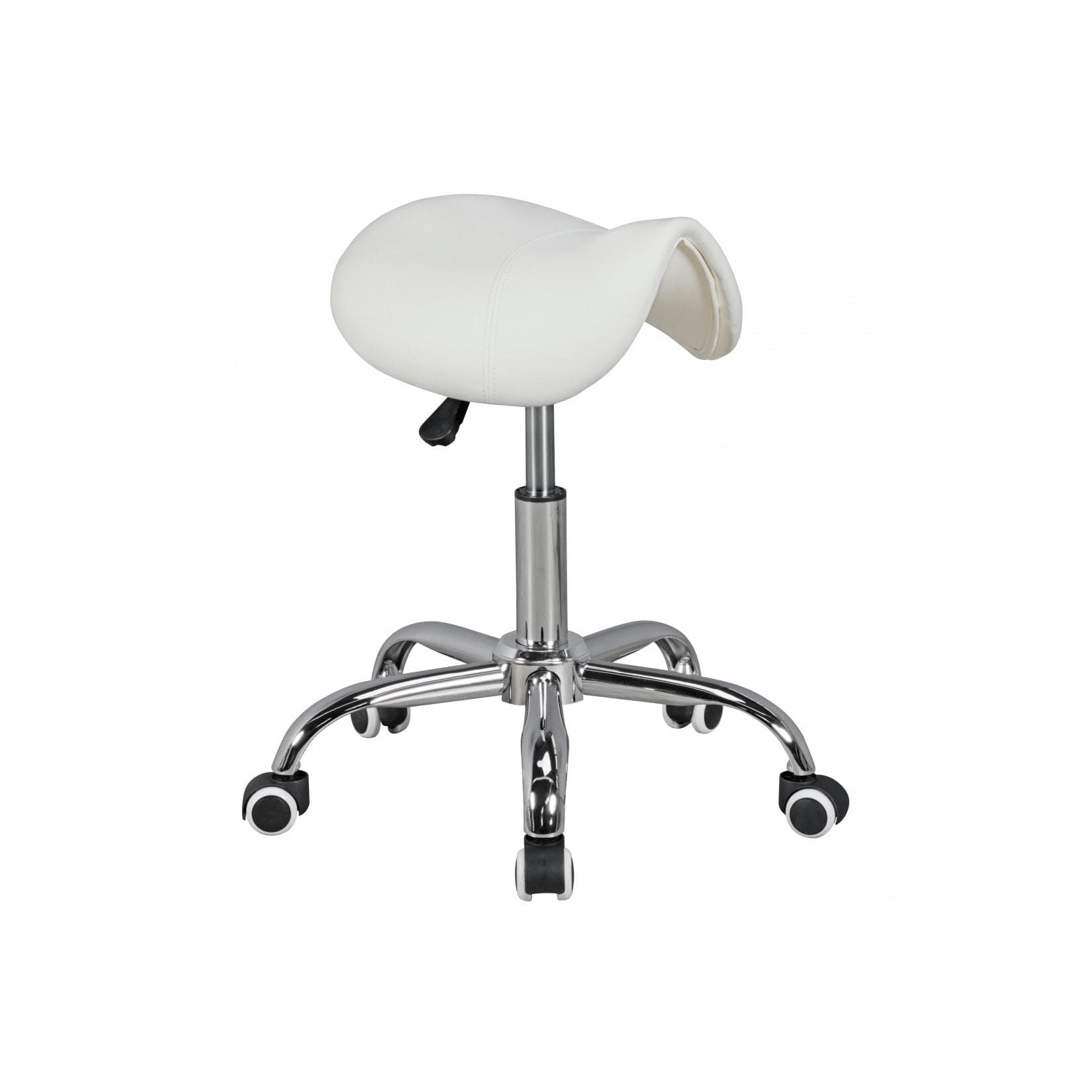 KADIMA DESIGN Sattelhocker BEVANO höhenverstellbar Schwarz Weiß