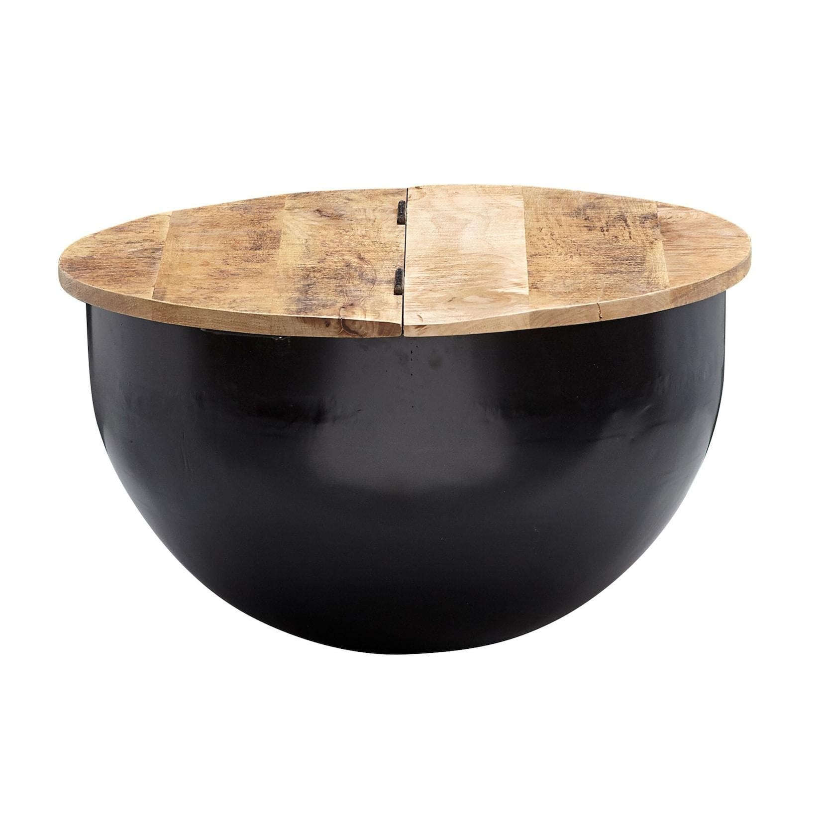 KADIMA DESIGN Industrial Couchtisch Mango Holzplatte Aufklappbar