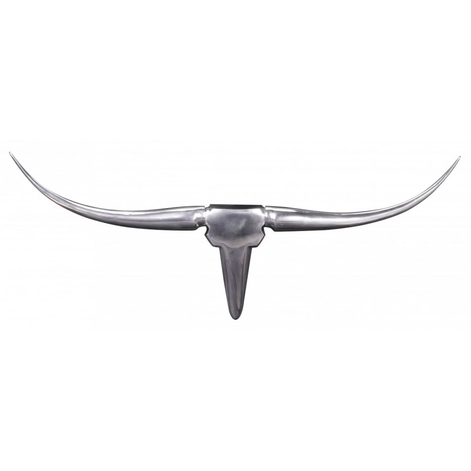 KADIMA DESIGN Wanddekoration Geweih Silber Aluminium Modern