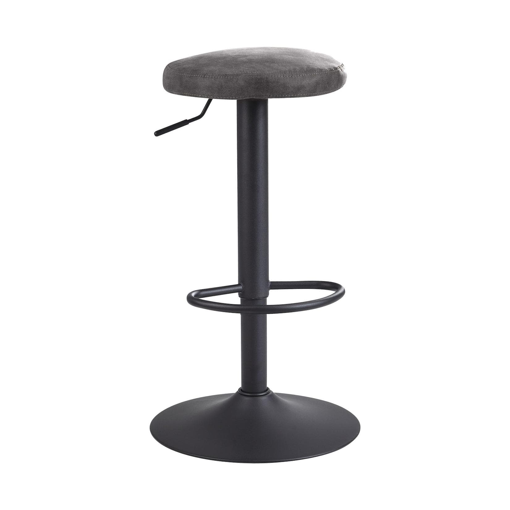 KADIMA DESIGN Barhocker CAMPANIA Samt Wildlederoptik 360° Drehbar