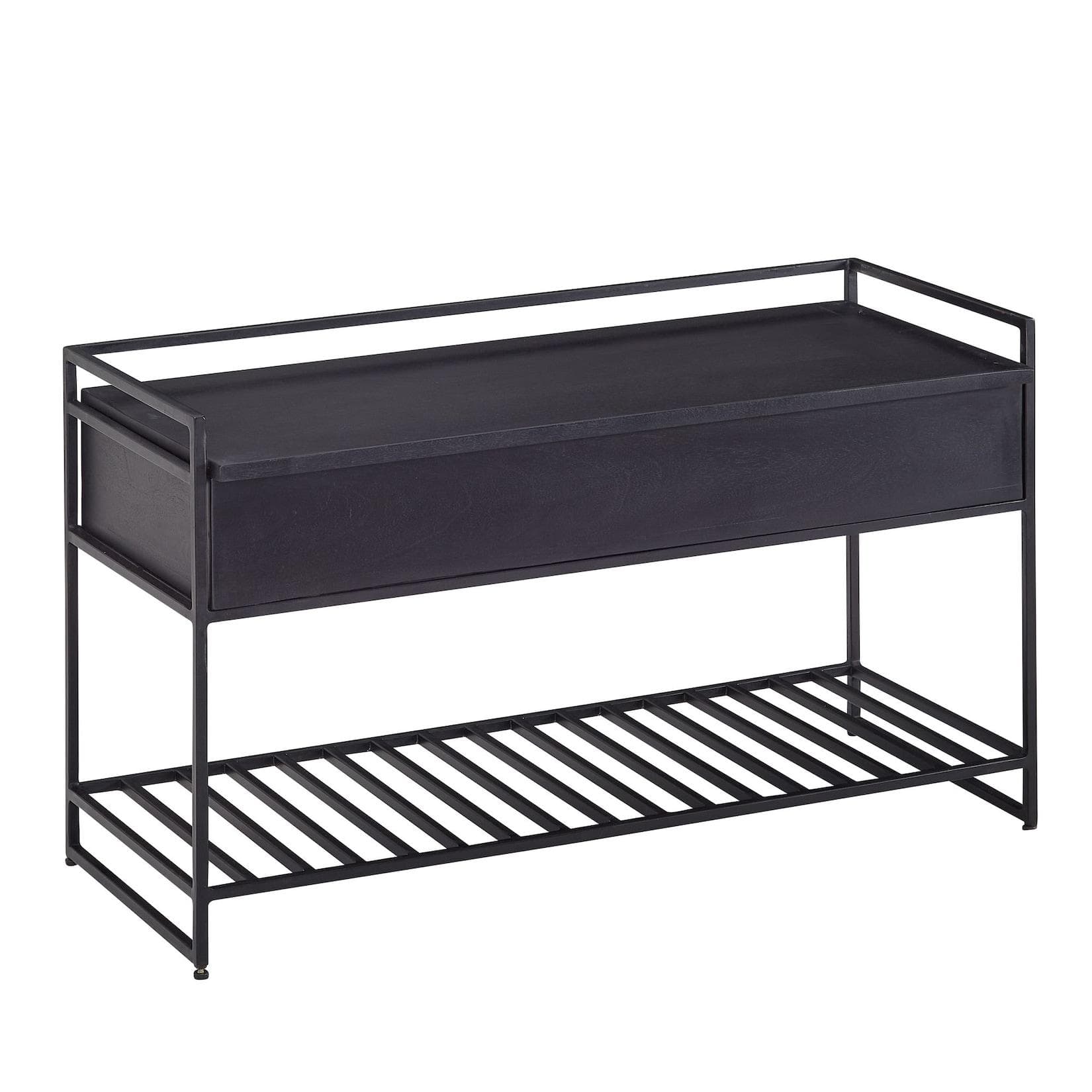 KADIMA DESIGN Flurbank SILLARO mit Stauraum und hochklappbarer Sitzfläche
