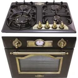 Kaiser Gas Herdset Autark Gasbackofen EG 6345 Em Gaskochfeld 60cm KG 6325 Em