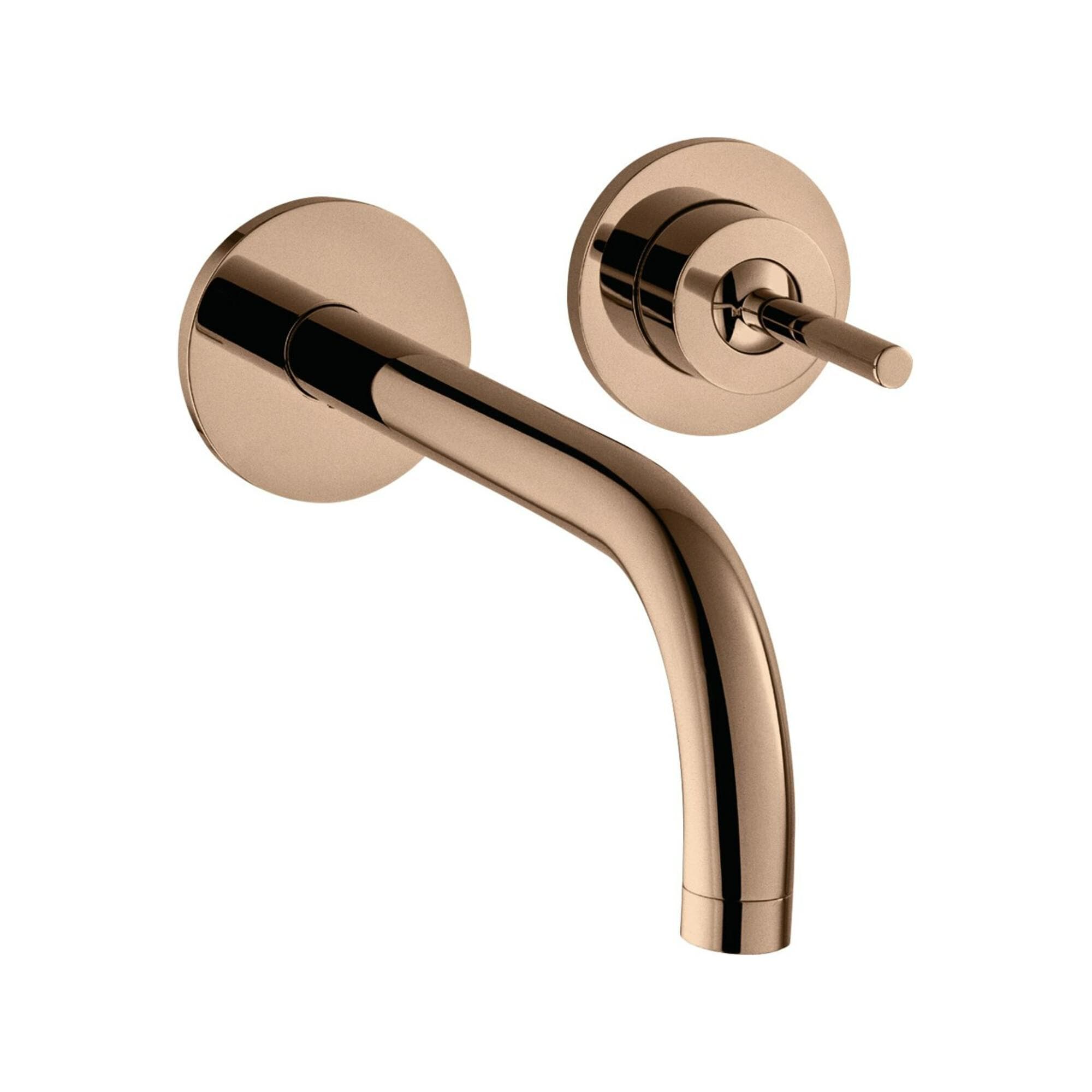 Hansgrohe Axor Uno Unterputz-Waschtischarmatur Pin-Griff 165 mm Polished Red Gold