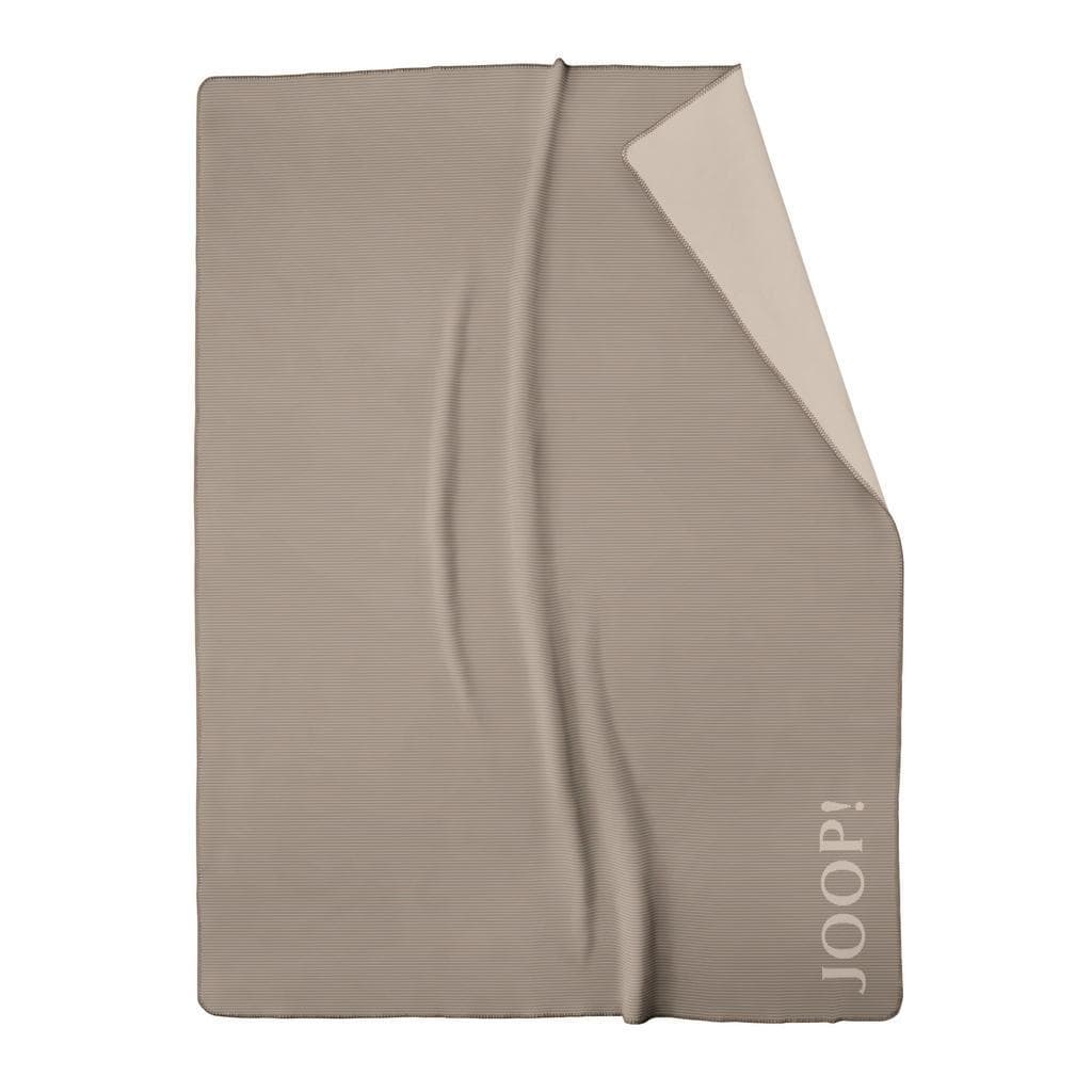 Joop! Wohndecke Touch Sand Streifen 130x150 cm