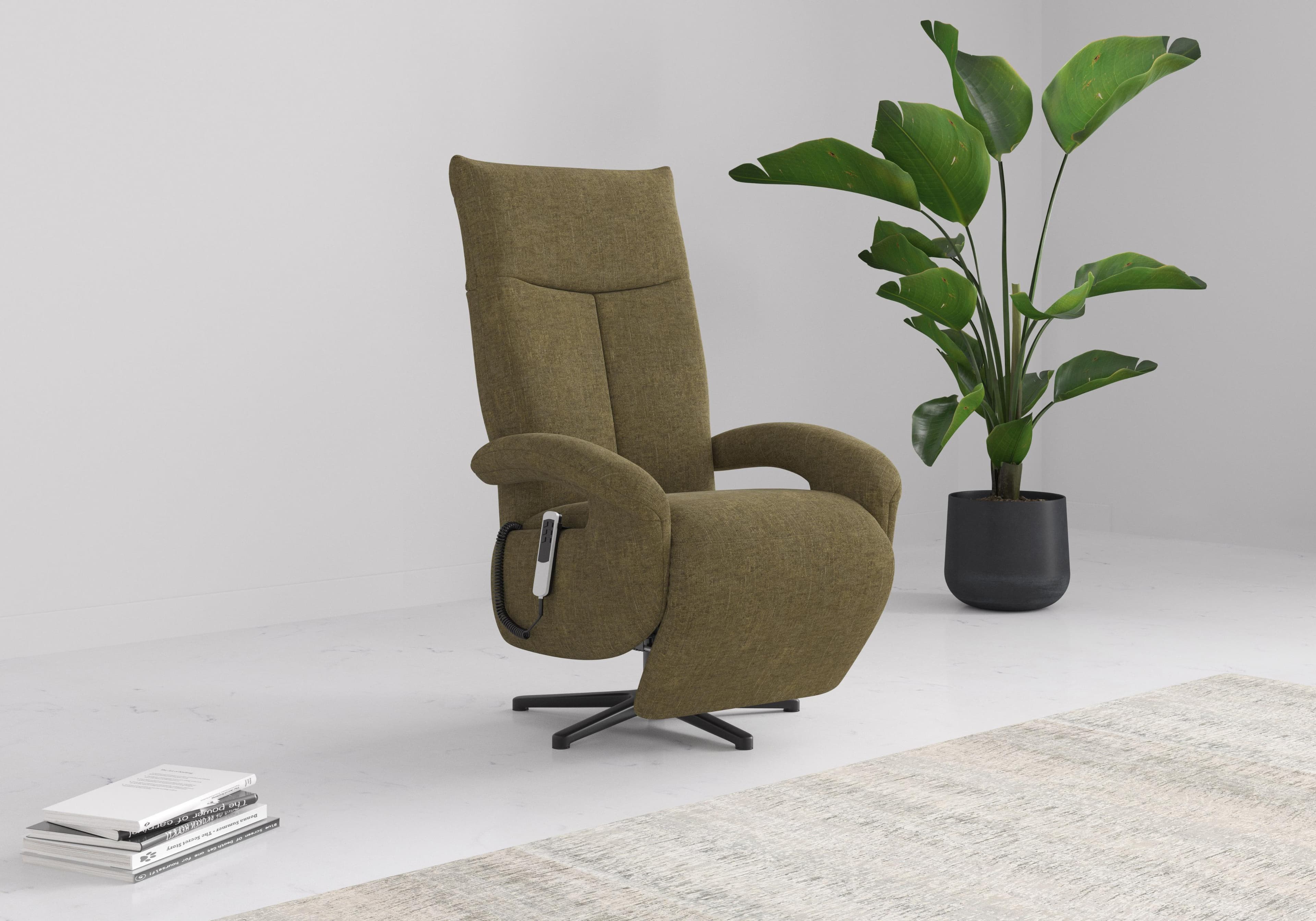 SIT & MORE TV-Sessel Emely mit Kopfteilverstellung & Drehfunktion
