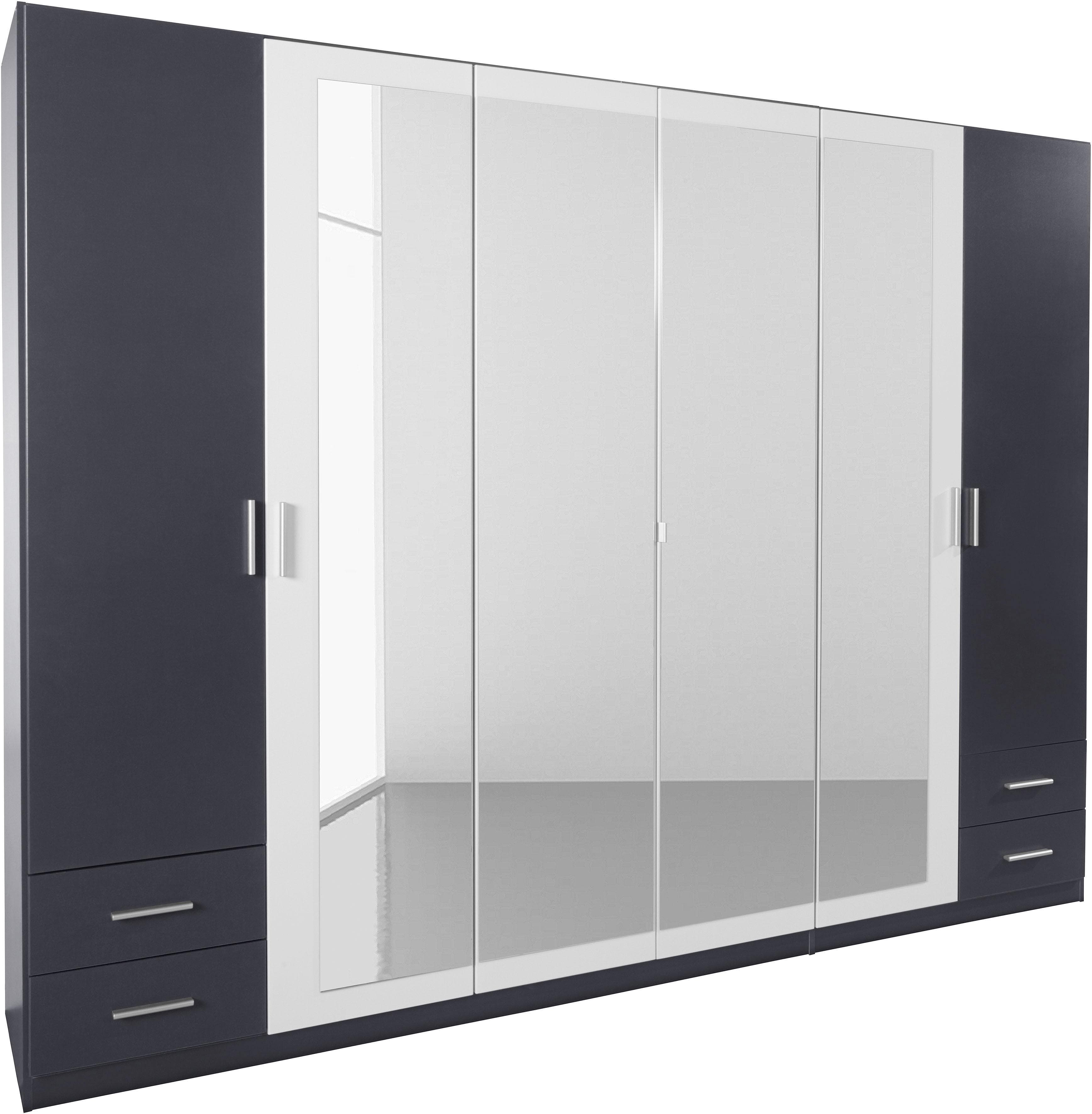 Flexx Drehtürenschrank mit 4 Schubladen