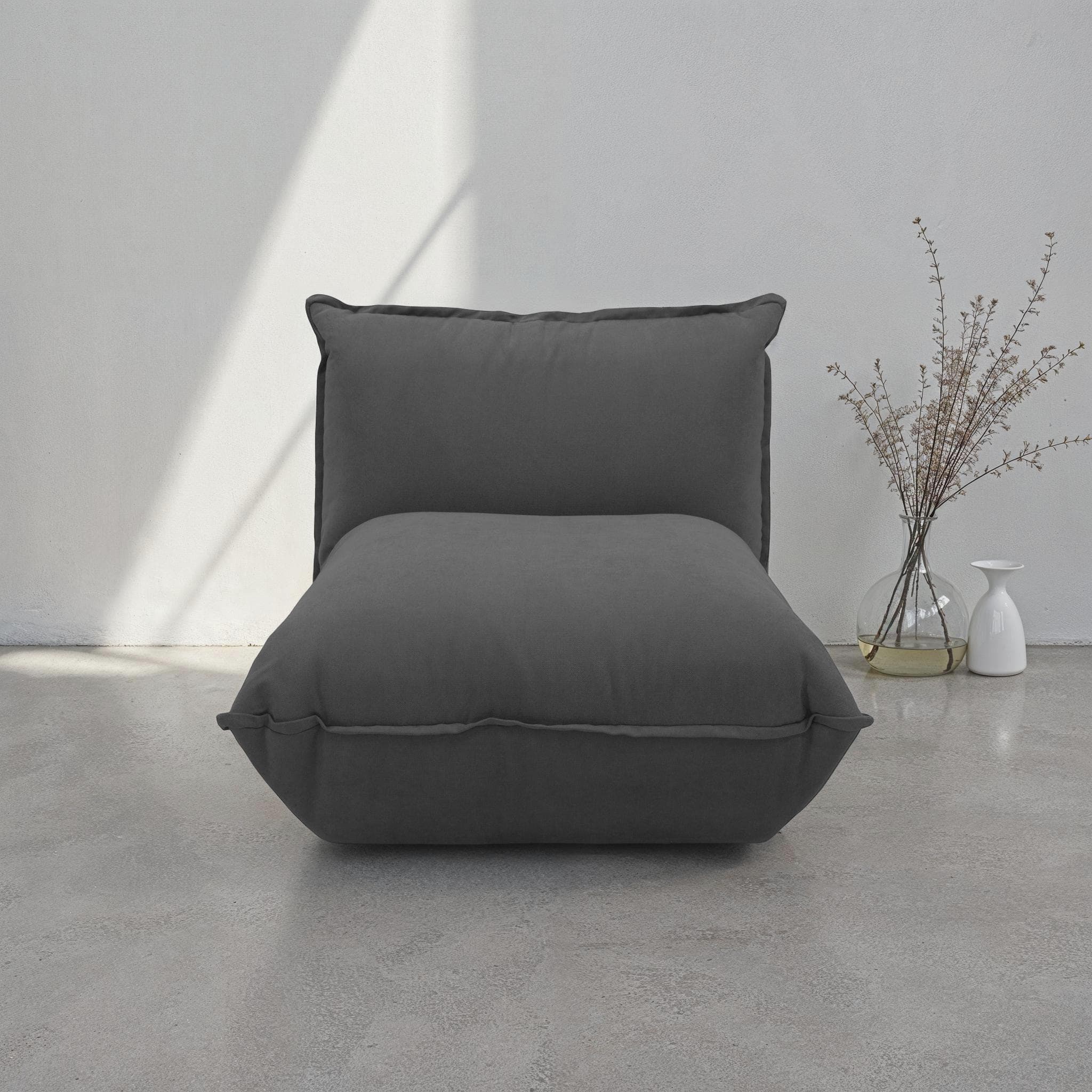 DOMO COLLECTION Nantes Loungesessel Wohlfühlsessel 360-Grad-Drehfunktion Federkern