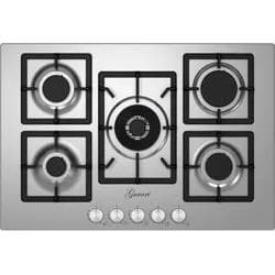 Gurari GCH FG 905 VPGL Gaskochfeld 90 cm Edelstahl 5 Gasbrenner
