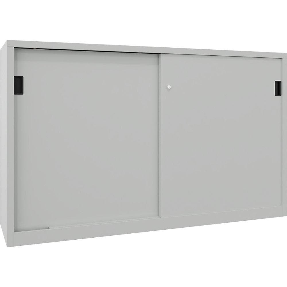 Pavoy Schiebetürenschrank 4 Böden RAL 7035