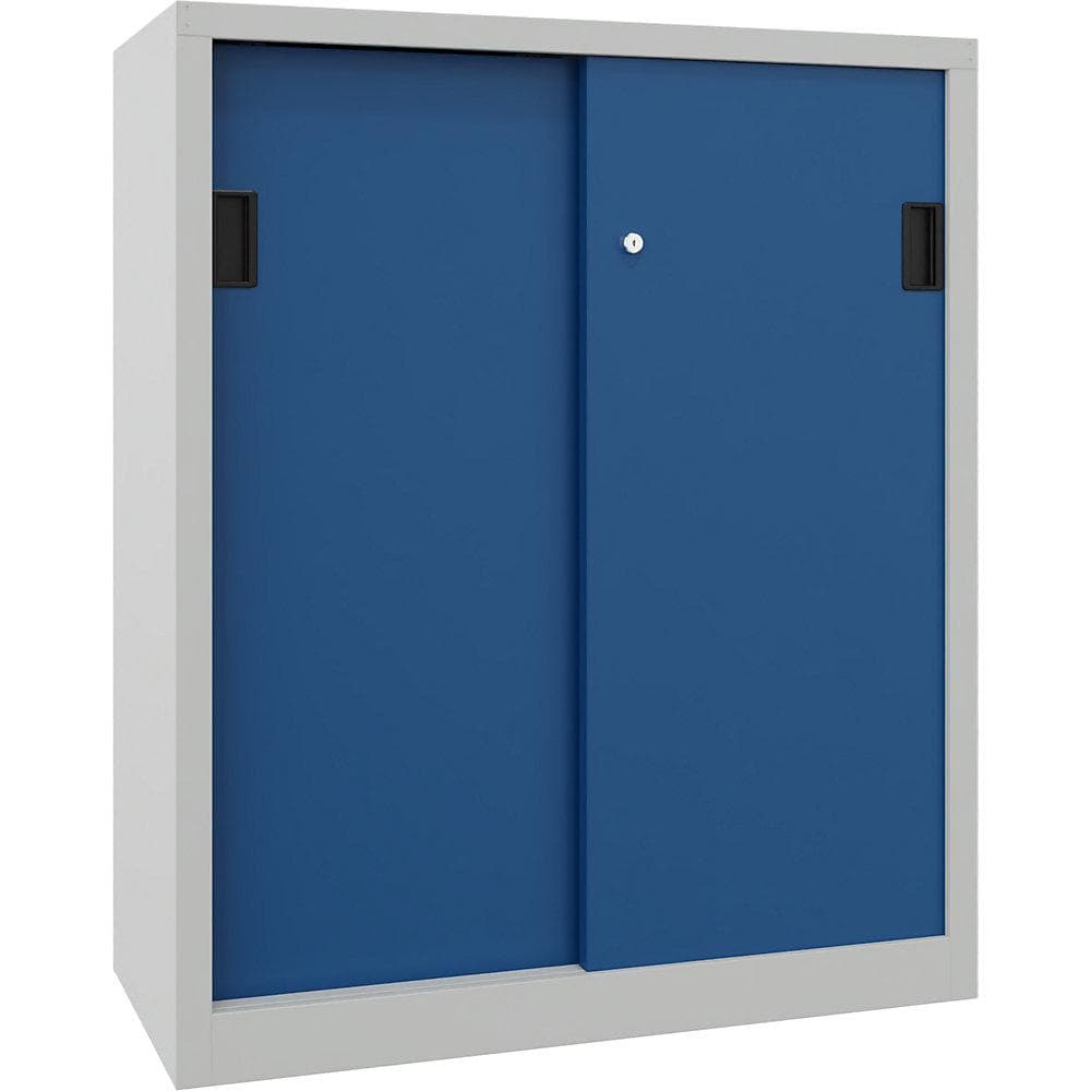 Pavoy Schiebetürenschrank 1200x1000x600 mm 2 Böden Verzinkt