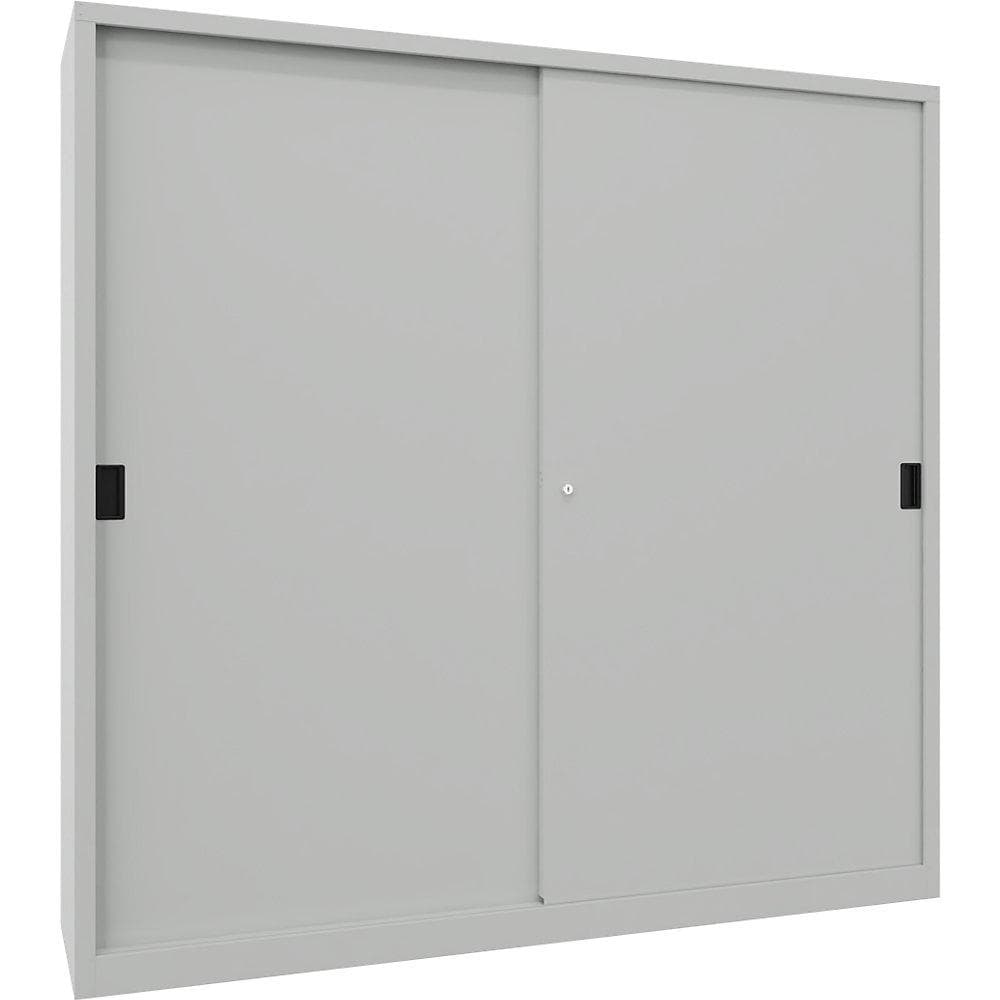 Pavoy Schiebetürenschrank 8 Böden RAL 7035