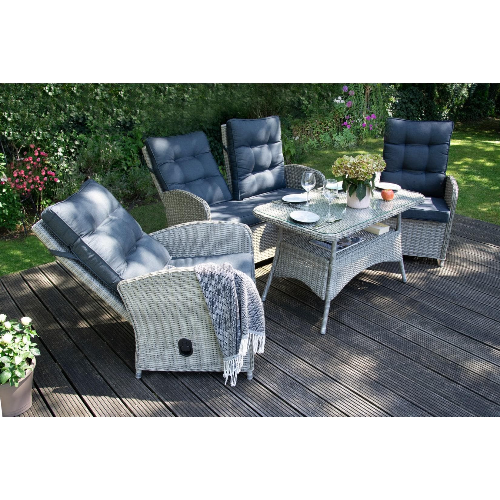 bellavista Aluminium Dining Set Monte Carlo