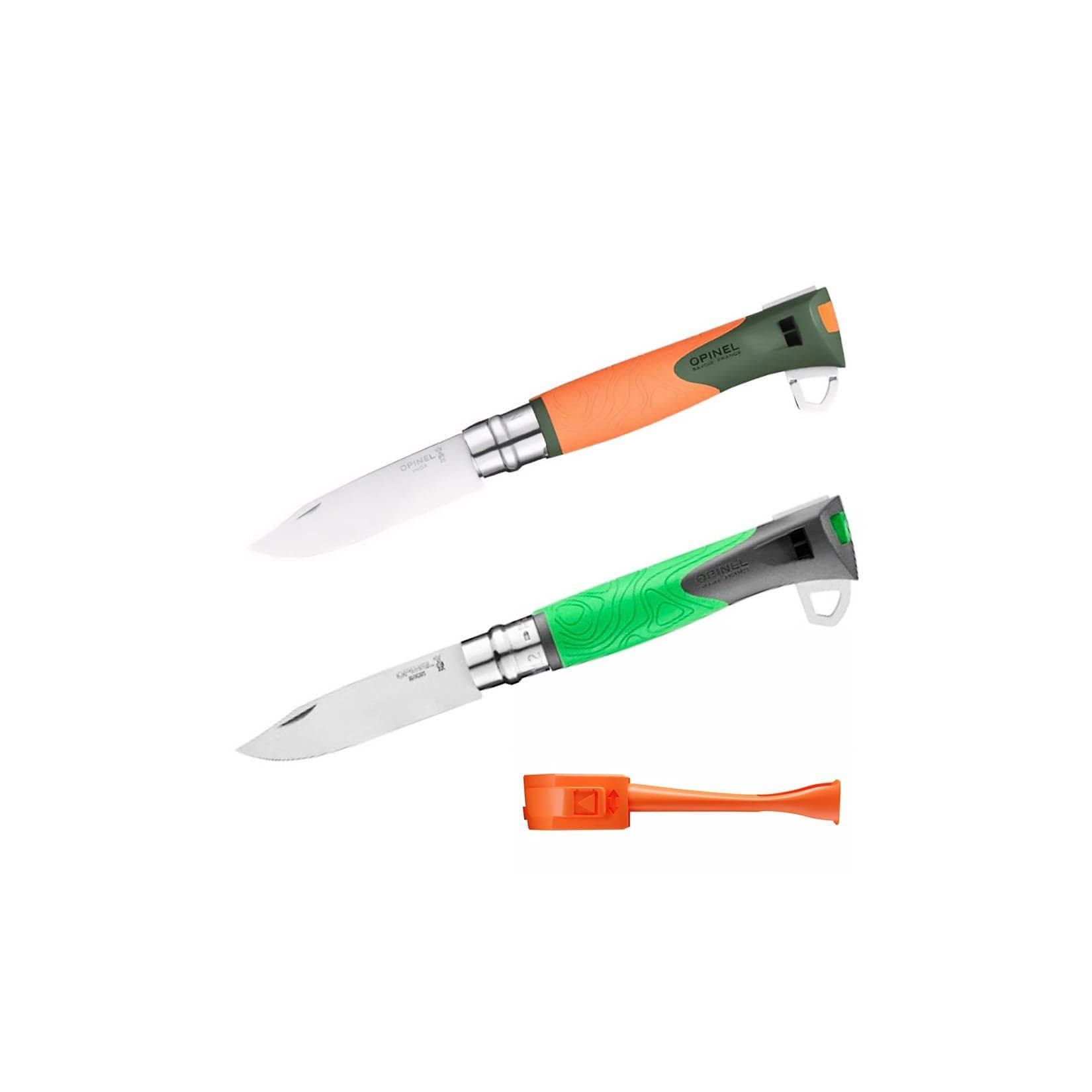 OPINEL Klappmesser No 12 Explore Zeckenentferner Grün