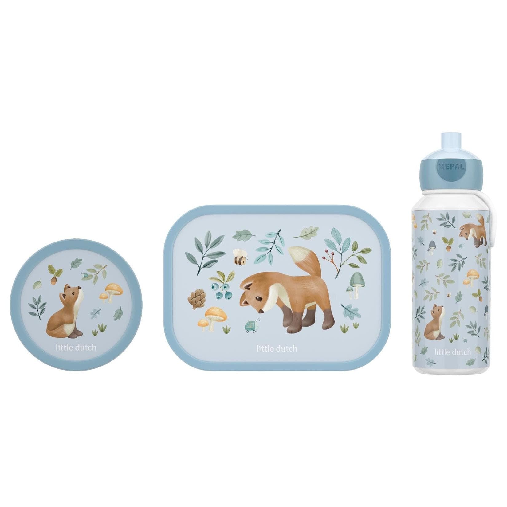 Mepal Lunchset Campus 3er Set mit Pop-Up-Flasche