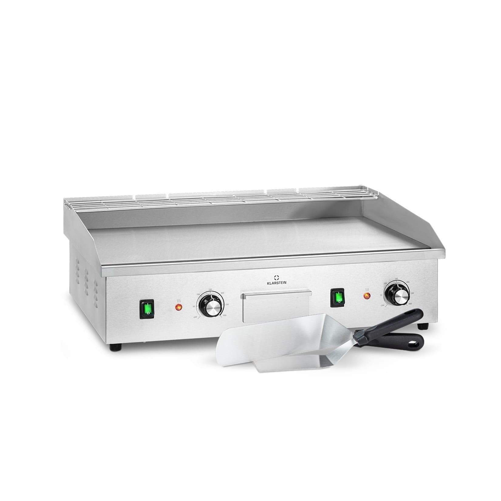 Klarstein Grillmeile 4400 Elektrogrill Plancha 2x2200W Edelstahl