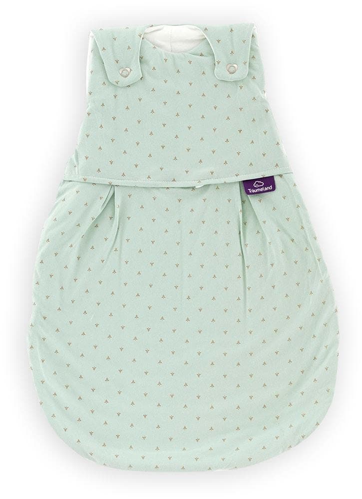 TRÄUMELAND Babyschlafsack LIEBMICH Twister Grün 100% Baumwolle TENCEL™