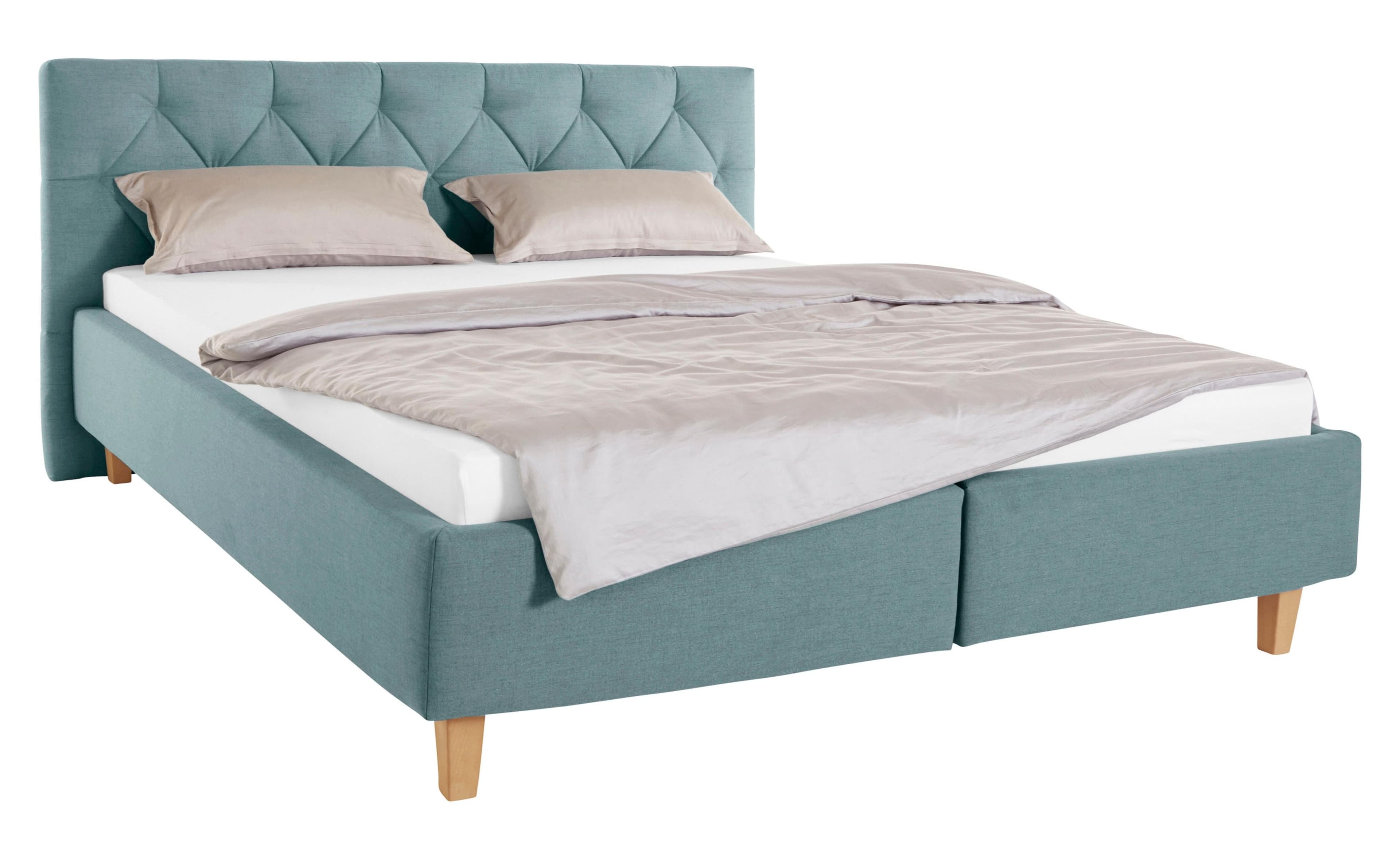 HOME AFFAIRE Polsterbett Sunley 100 Mint mit Lattenrost und Matratze