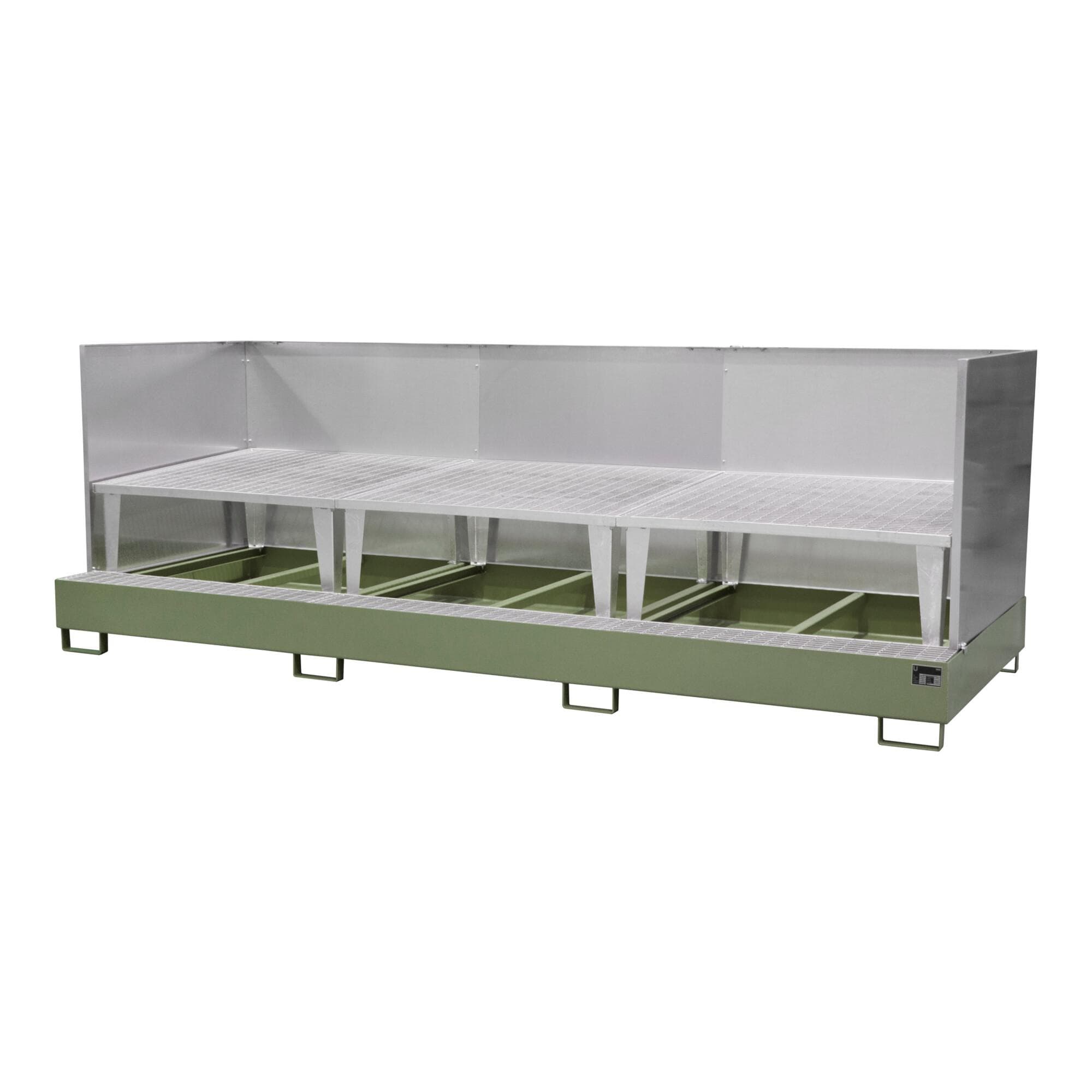 Bauer Südlohn Auffangwanne AWA 1000-3/SW Resedagrün